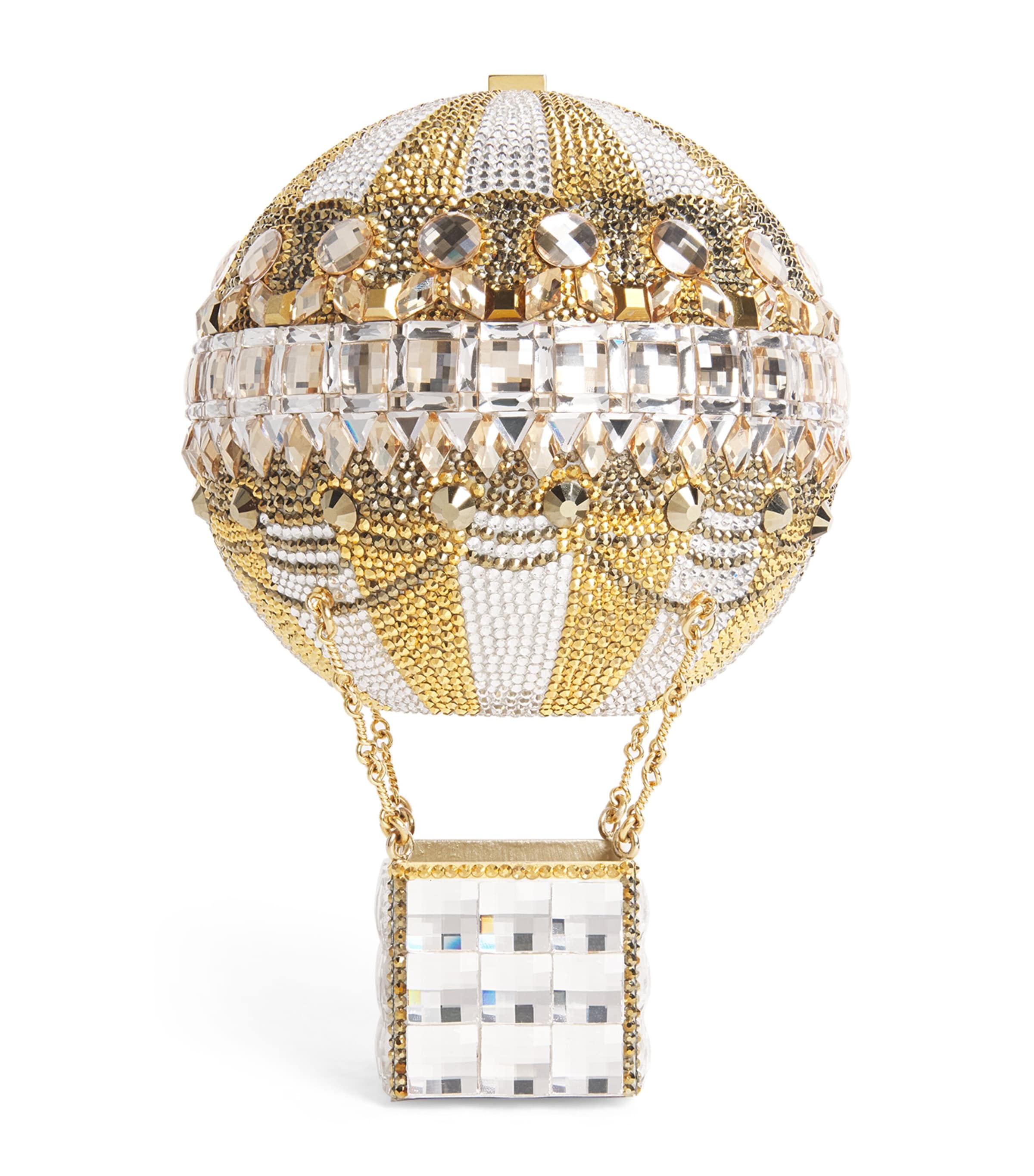 Judith Leiber Hot Air Balloon Top-Handle Bag Caumt Chmpgn Mlti