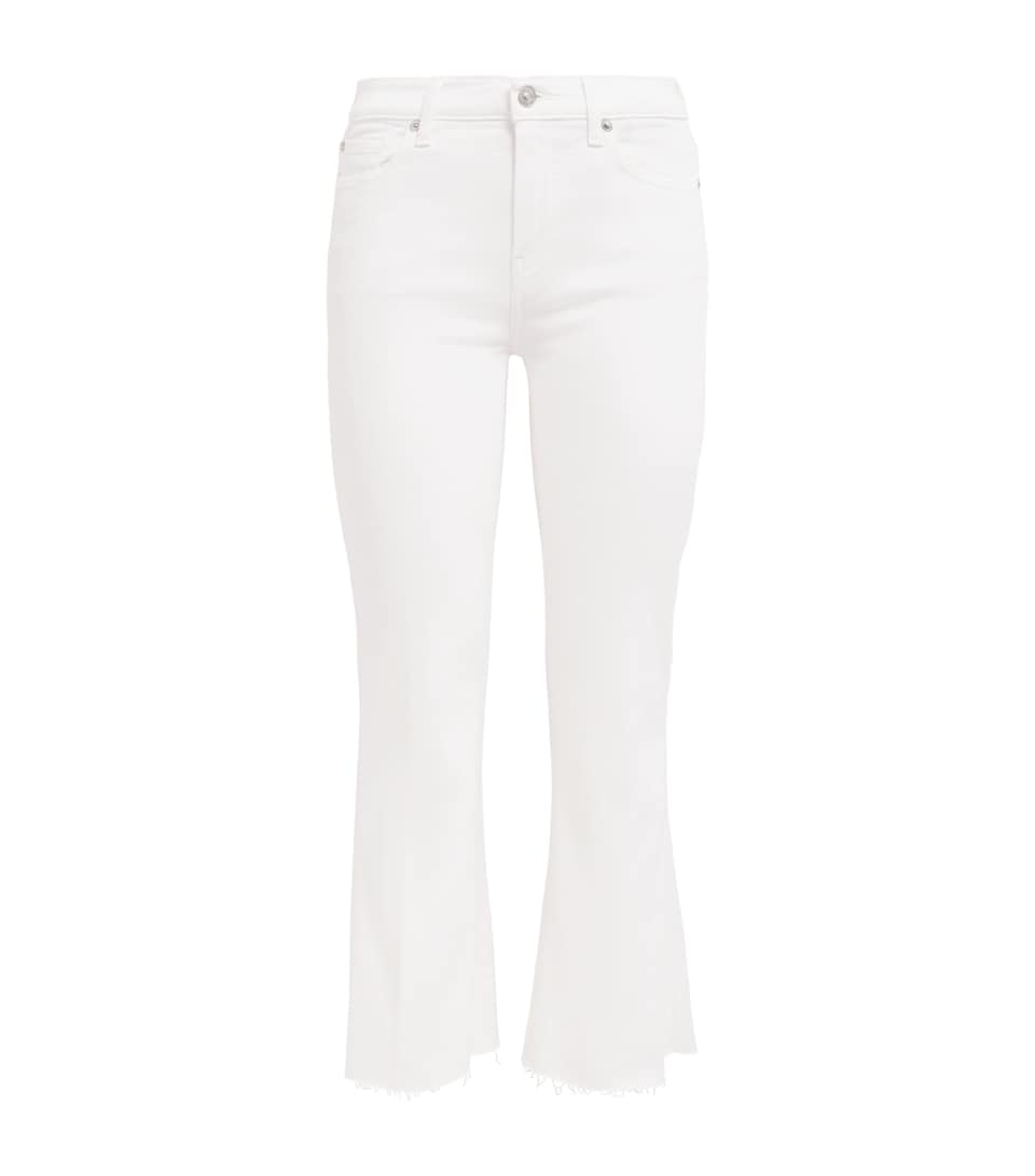 7 For All Mankind Womens Dojo Cropped Jeans Soleil