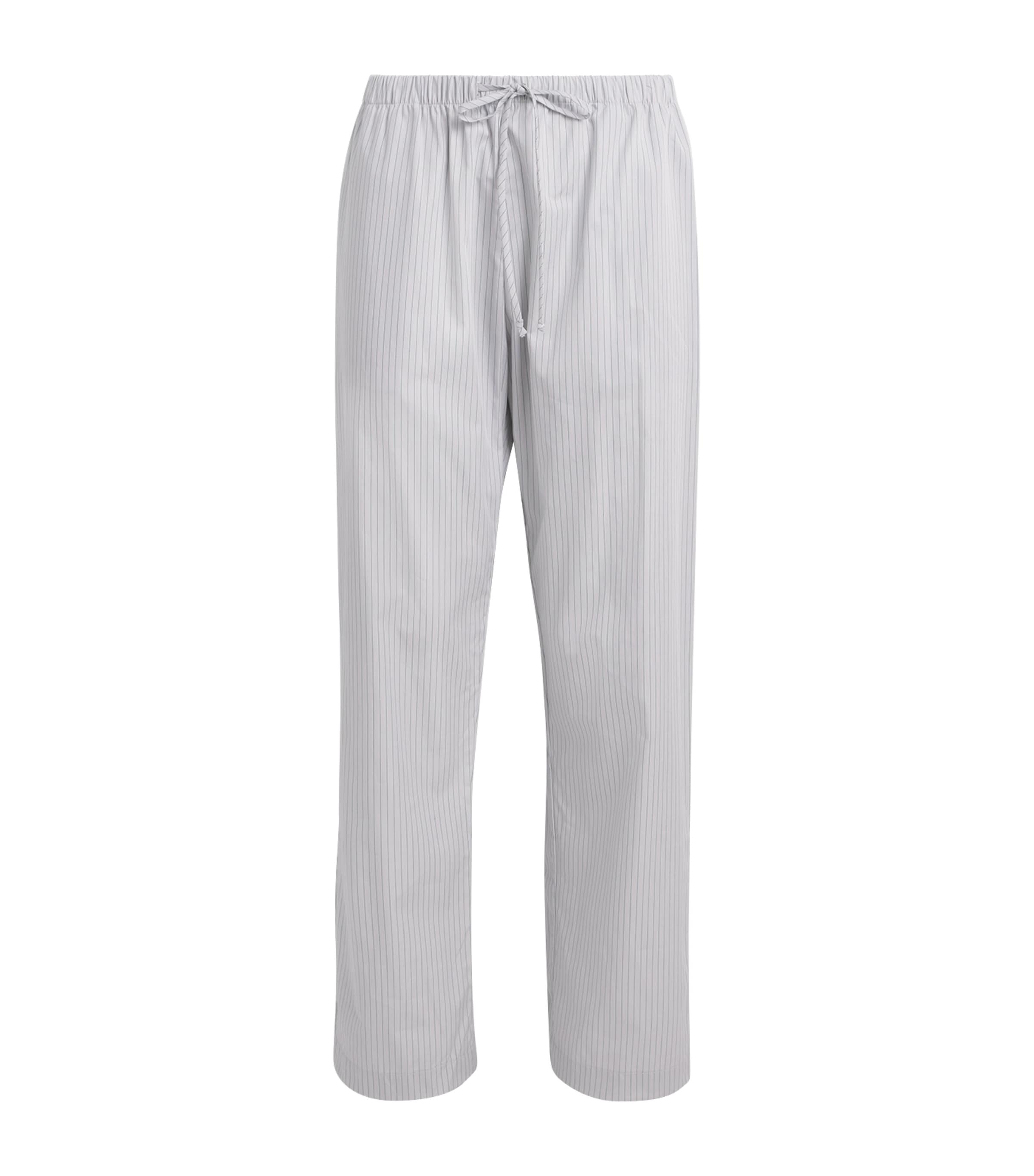 Cotton-Blend Stripe Yoshi Trousers