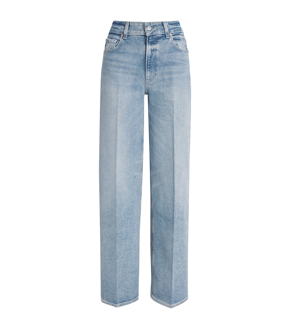 Vintage Wash Sasha Wide-Leg Jeans