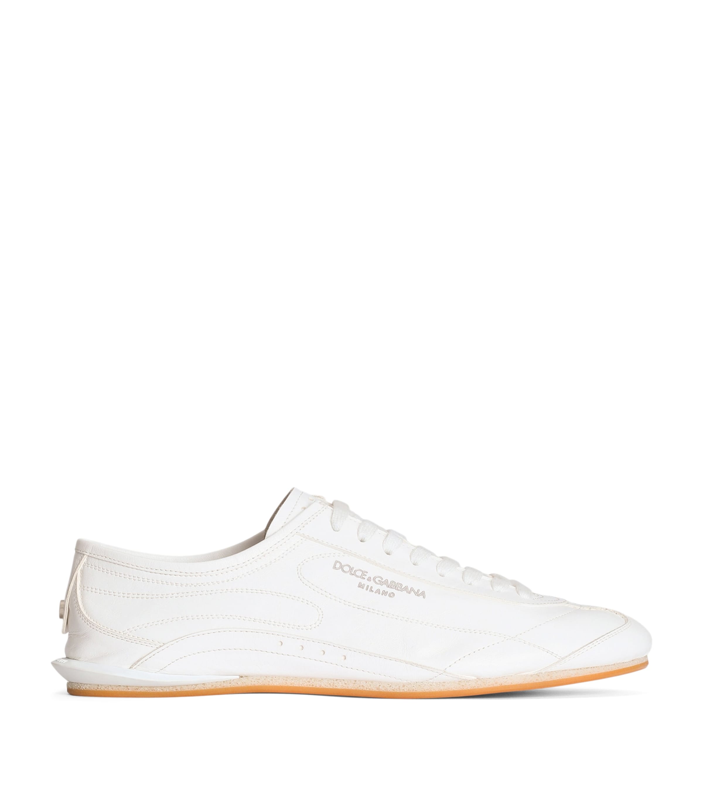 Dolce&Gabbana Leather Lipari Sneakers White