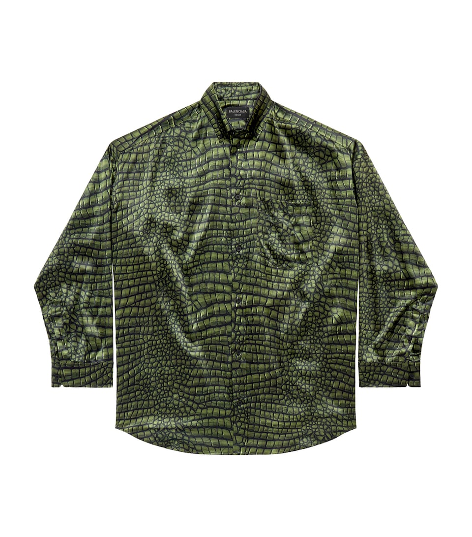 Silk Cocoon Long-Sleeve Shirt