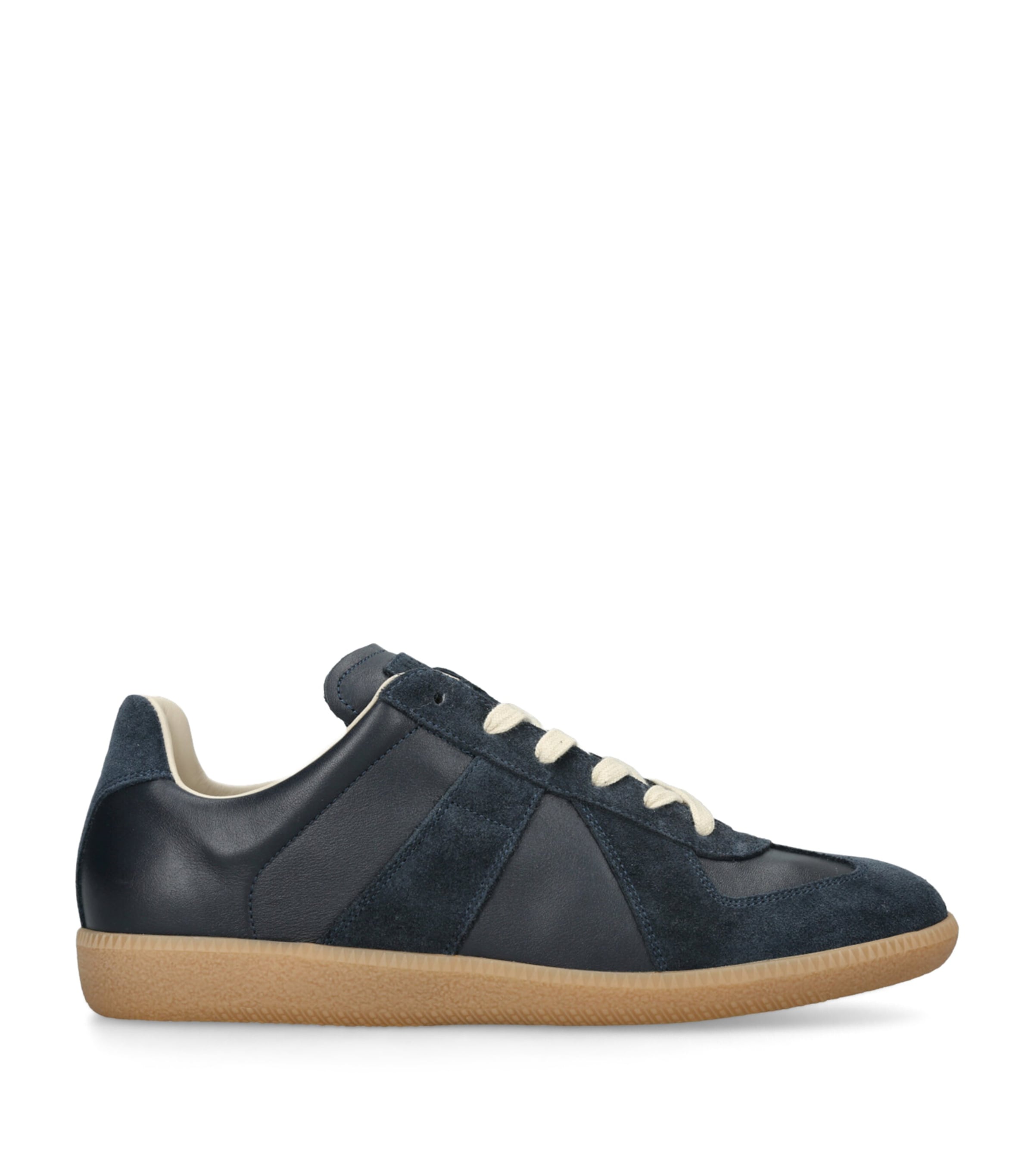 Leather-Suede Replica Sneakers