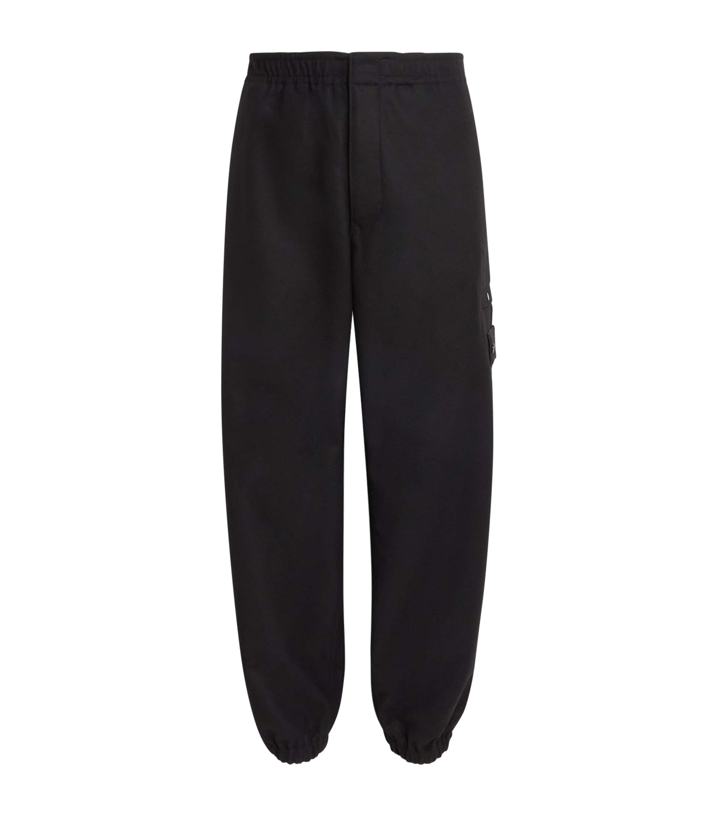 Stone Island Mens GHOST PIECE Wool-Blend Cuffed Trousers