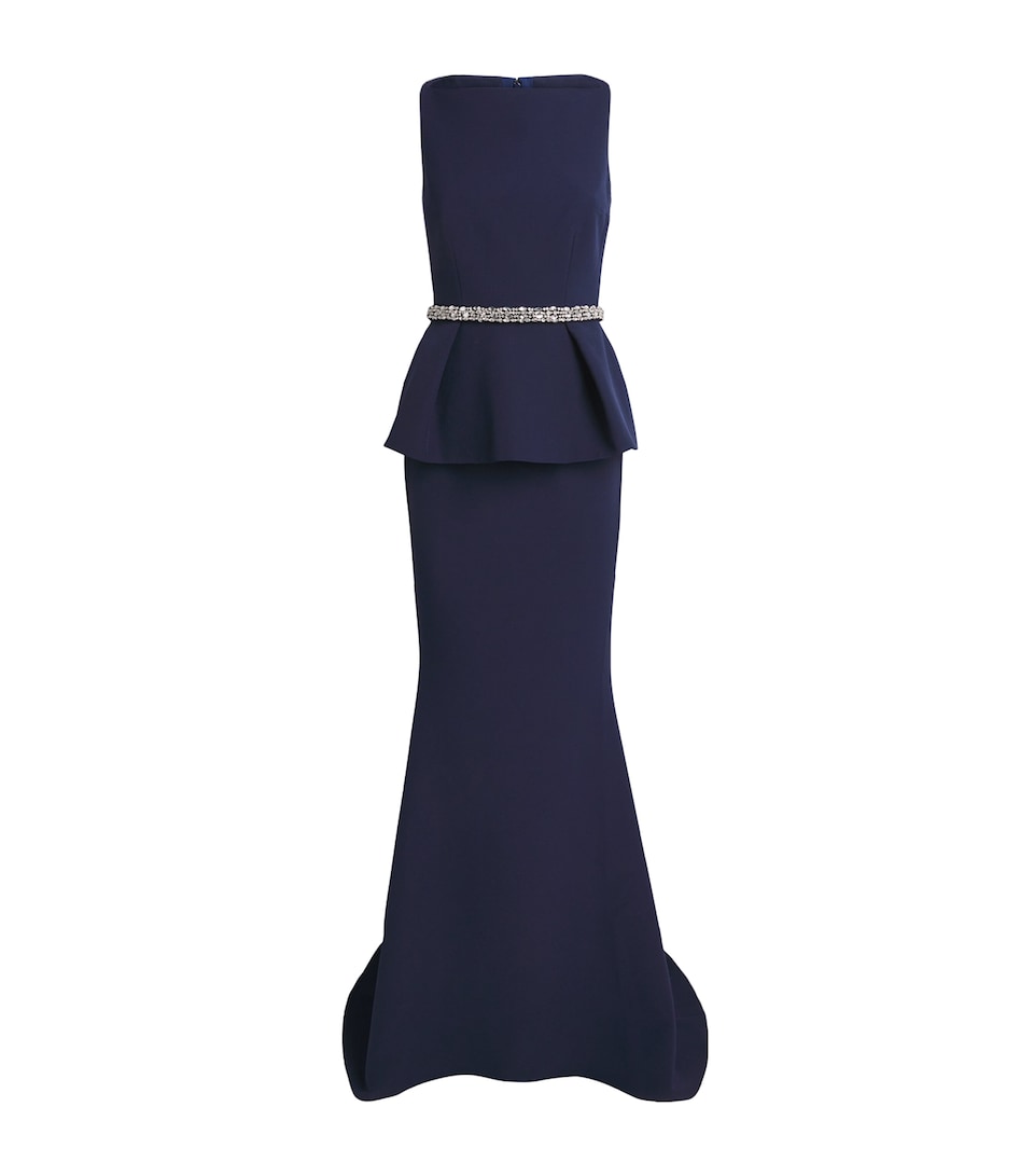 Crystal-Embellished Carter Gown