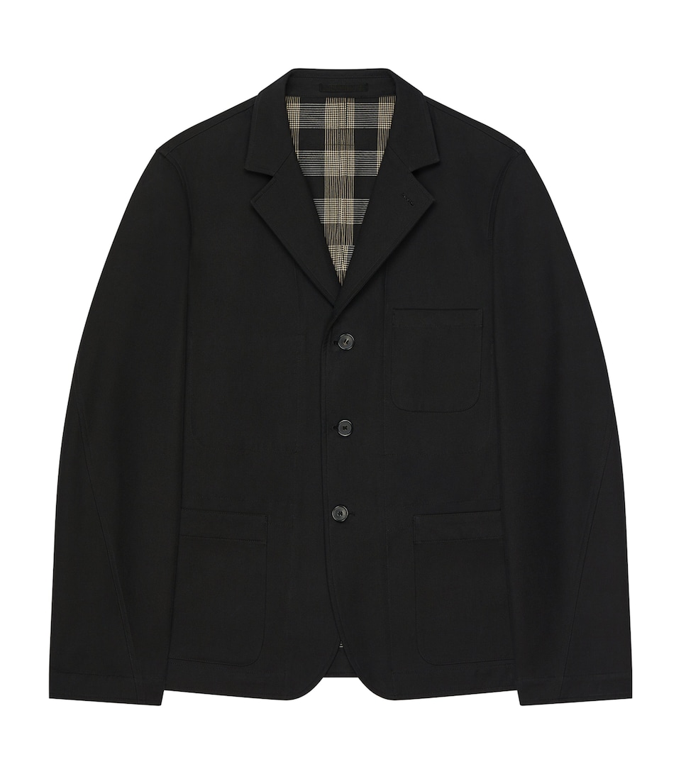 Givenchy Mens Cotton Deconstructed Blazer