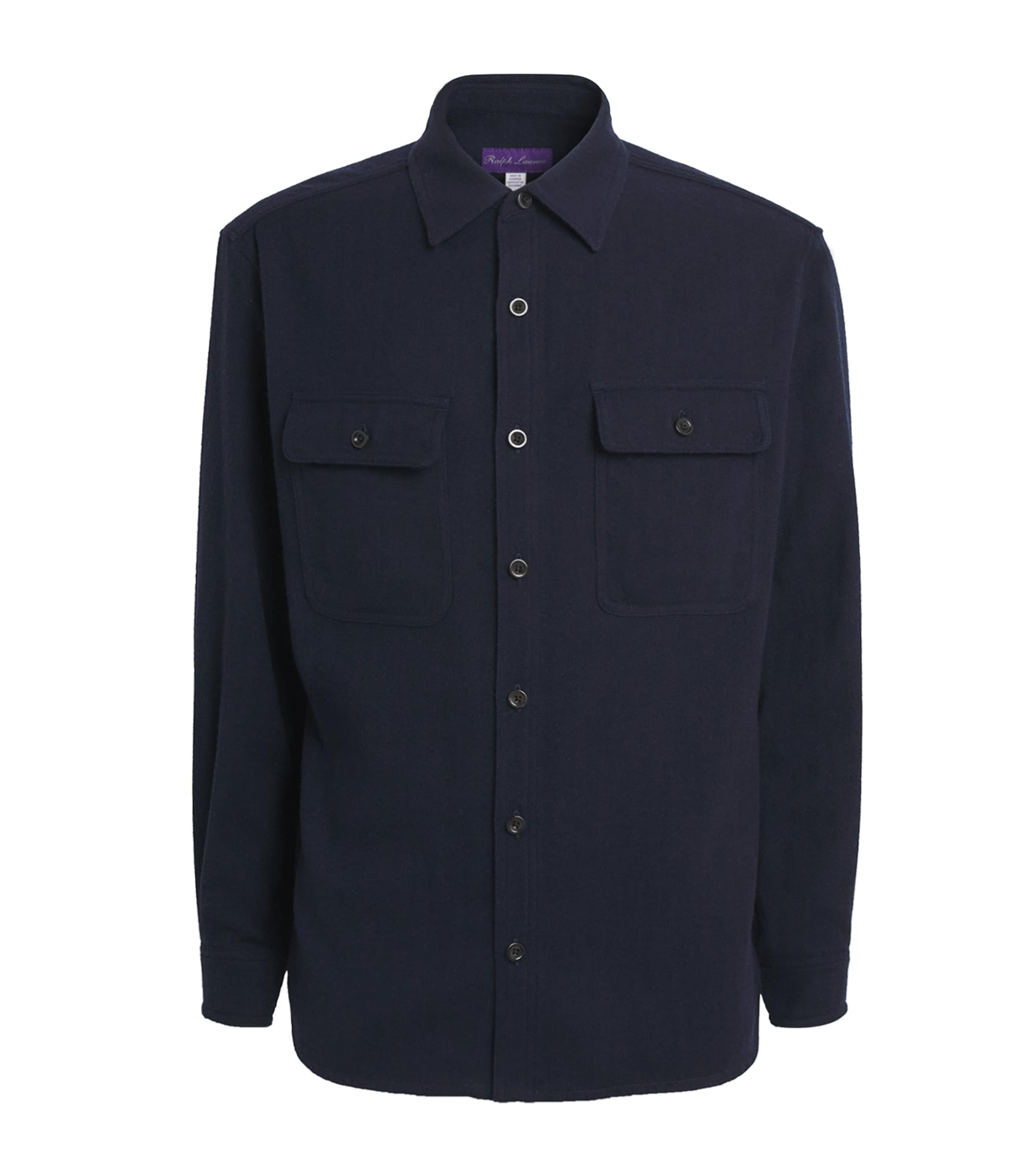 Cotton-Cashmere Overshirt