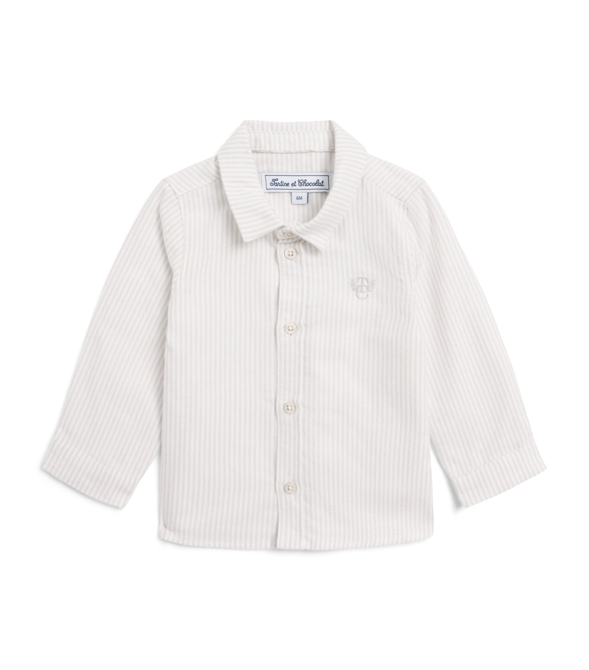 Tartine et Chocolat Cotton Stripe Shirt (3 Months - 4 Years) Clair