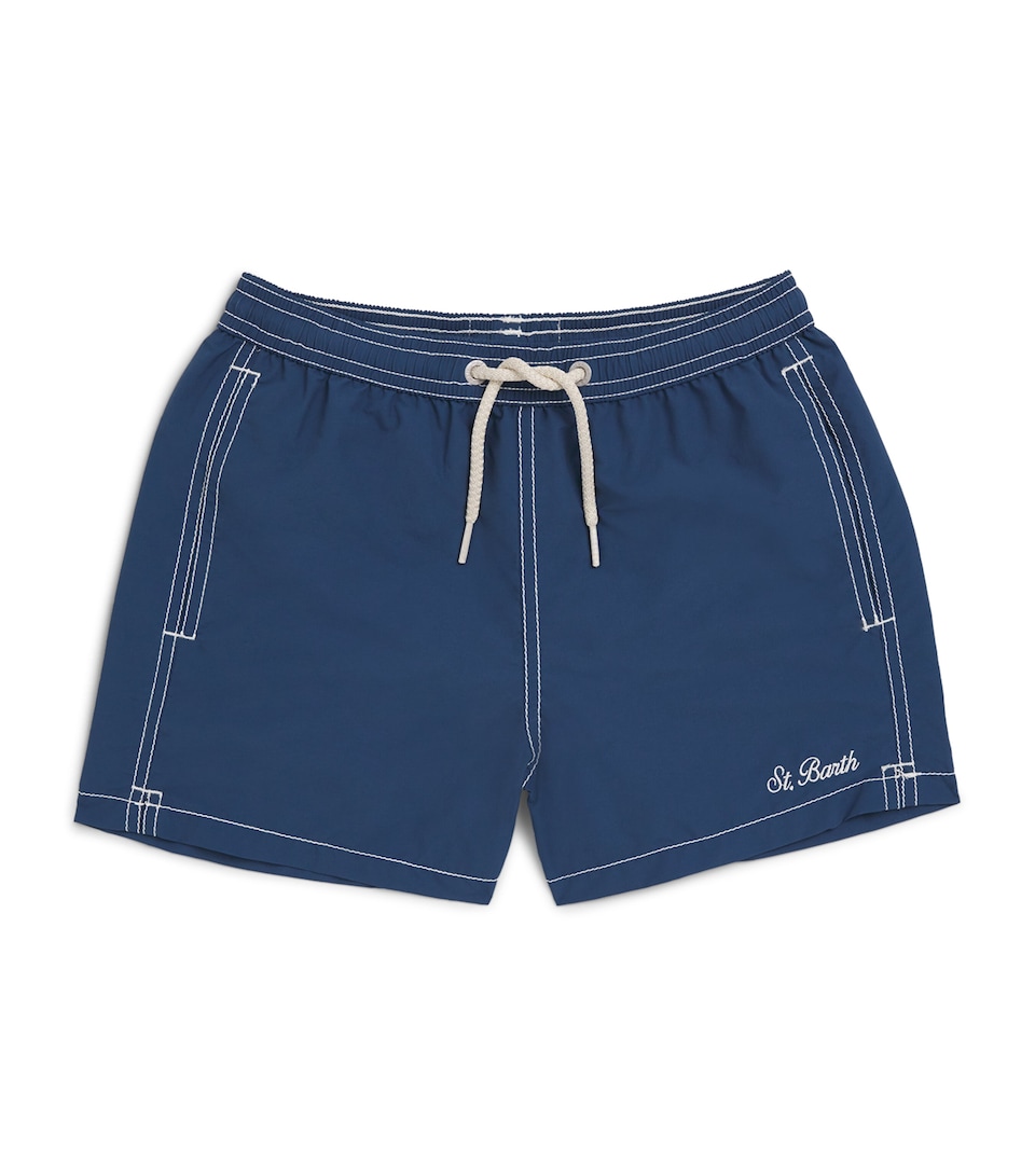 Antibacterial Embroidered Patmos Swim Shorts (2-12 Years)