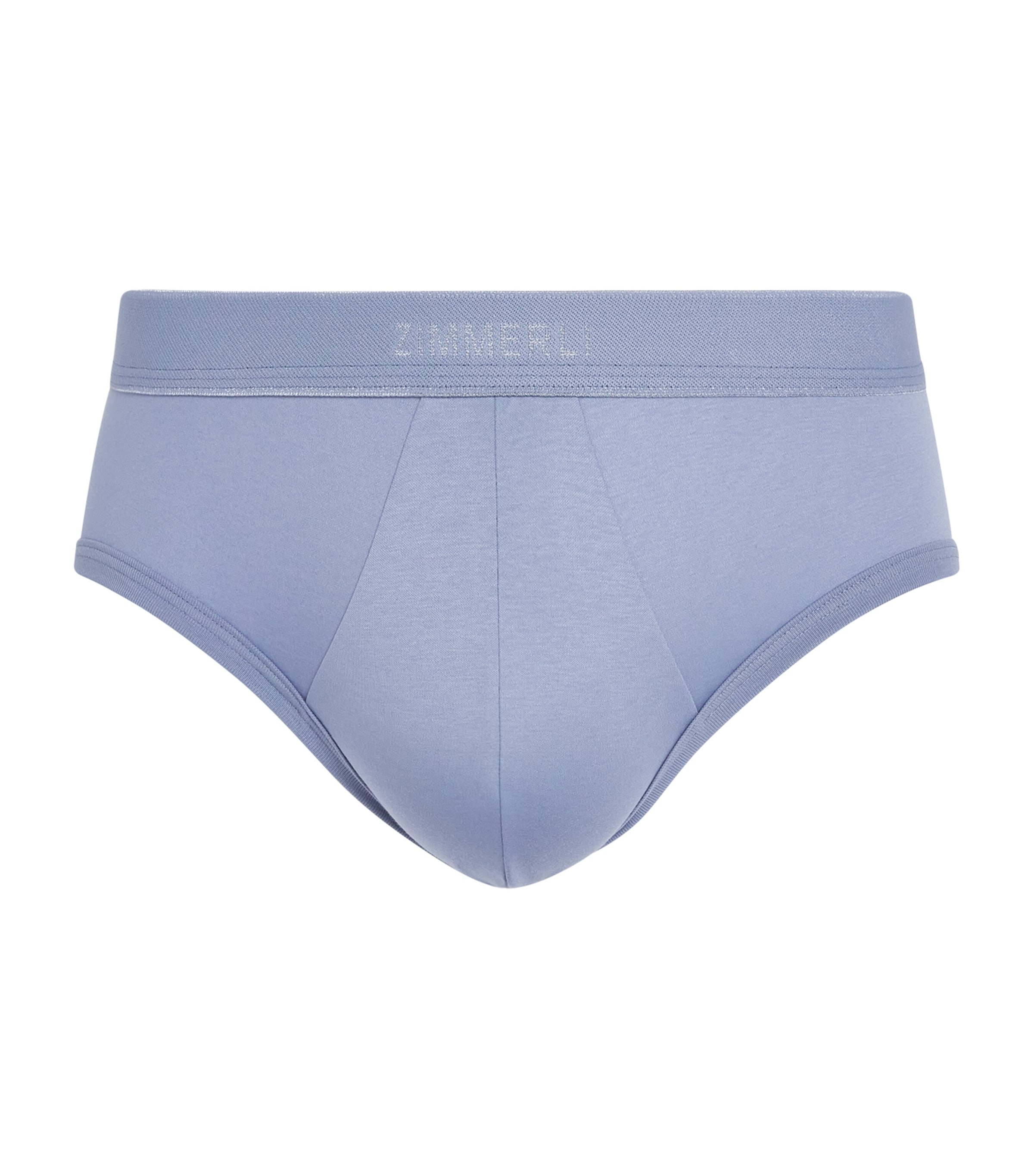 Zimmerli Mens Sea Island Cotton Briefs Mountain Blue