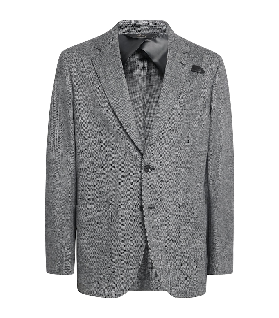 Wool Single-Breasted Blazer