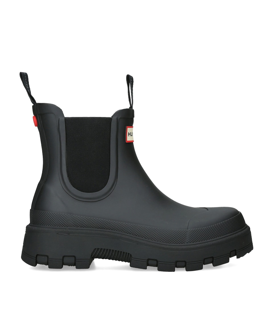 Hunter Elements Elasticated Chelsea Boots Black