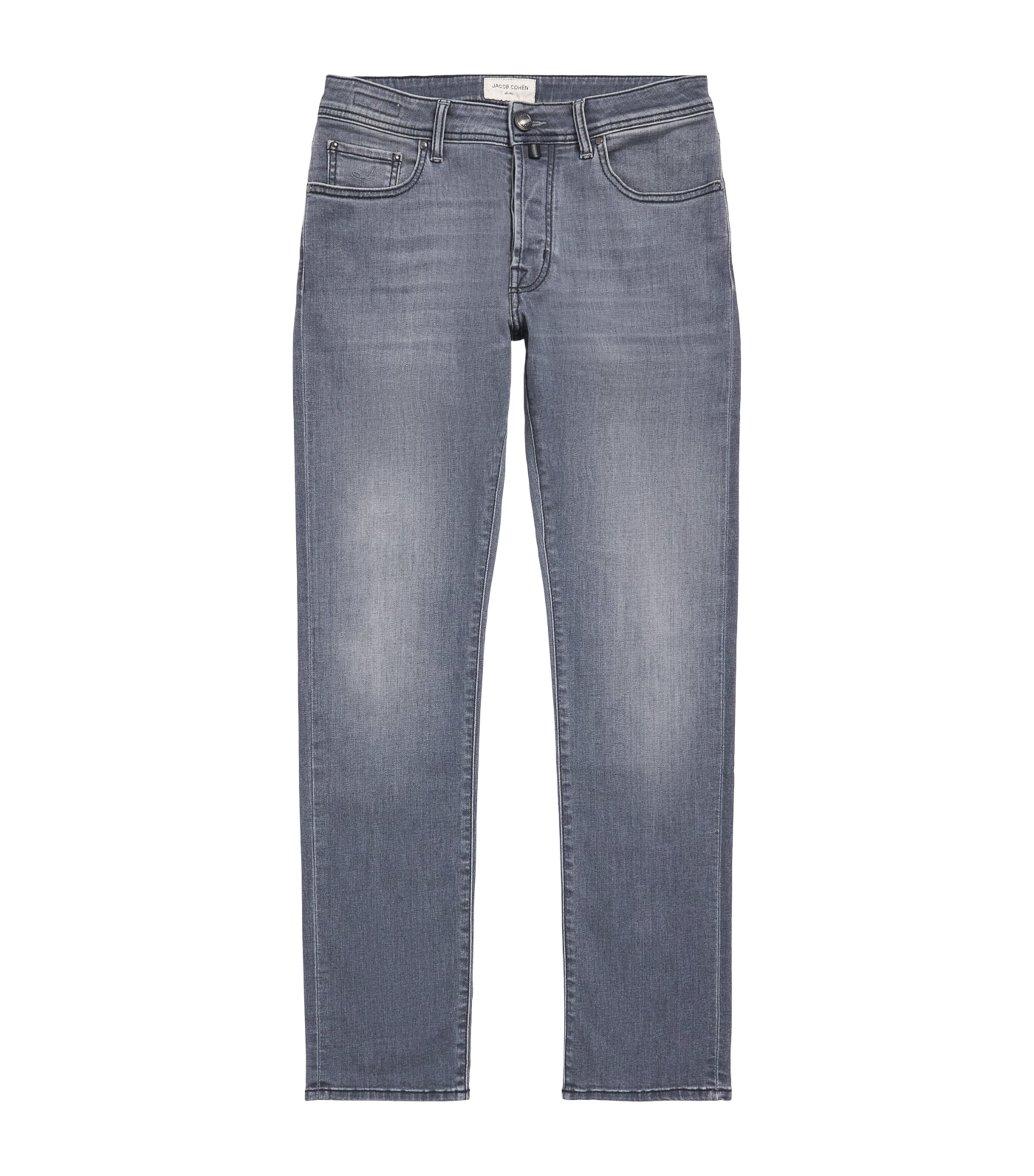 JACOB COHËN Mens Cotton-Modal Bard Slim Jeans Vintage Grey