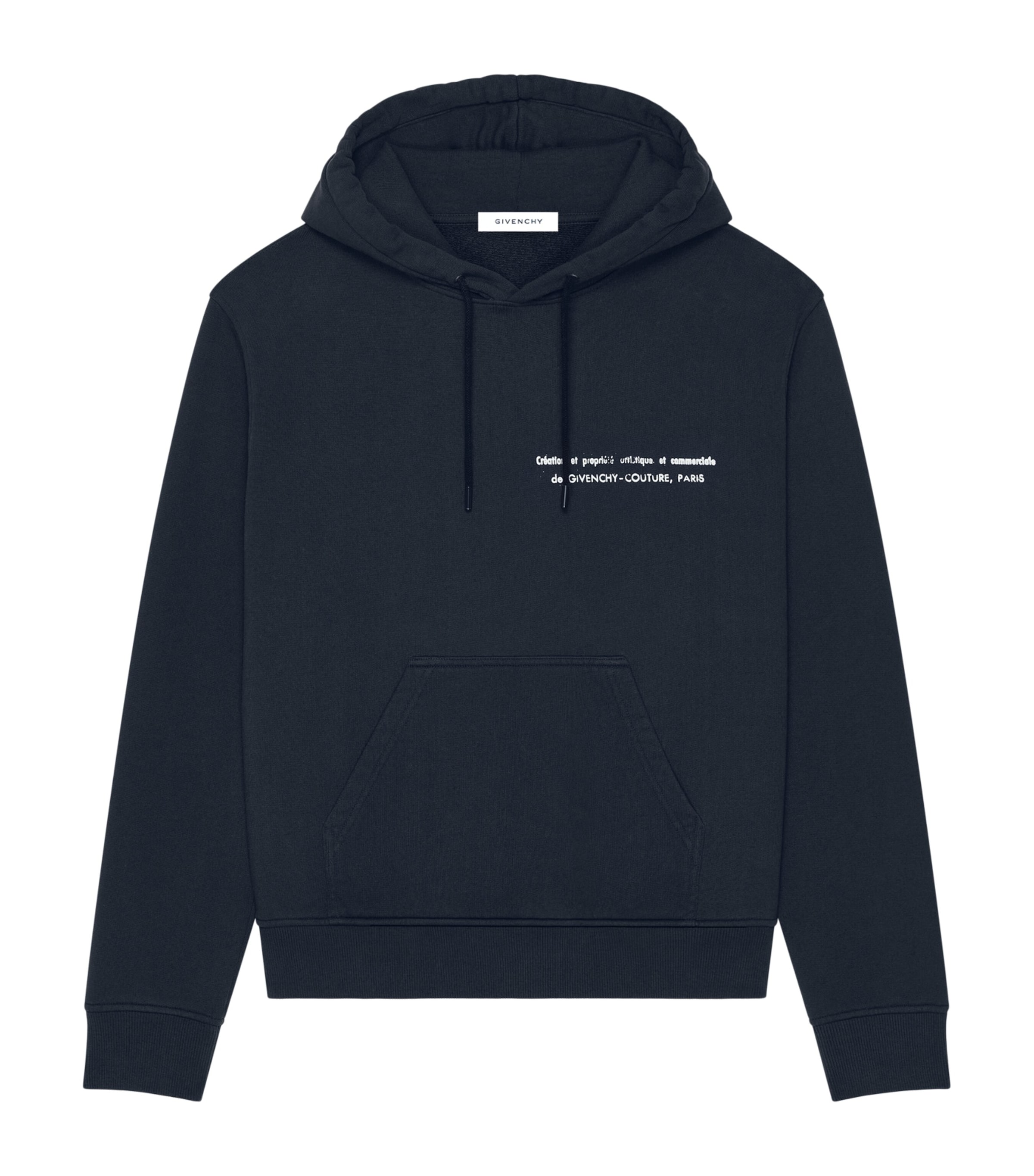 Givenchy Mens Fleece Couture Seam Archives Hoodie