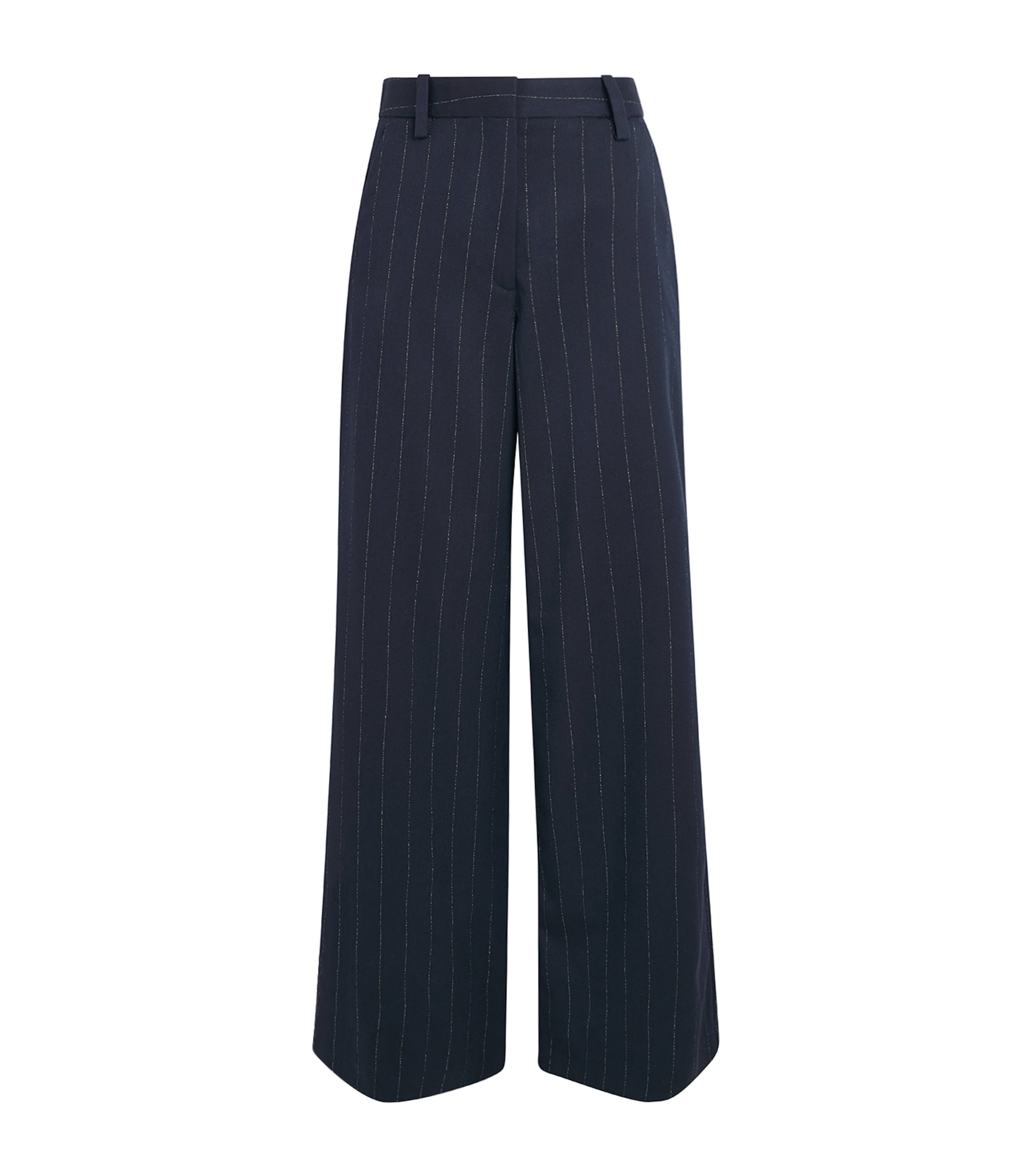 Maje Womens Stripe Suit Trousers Navy