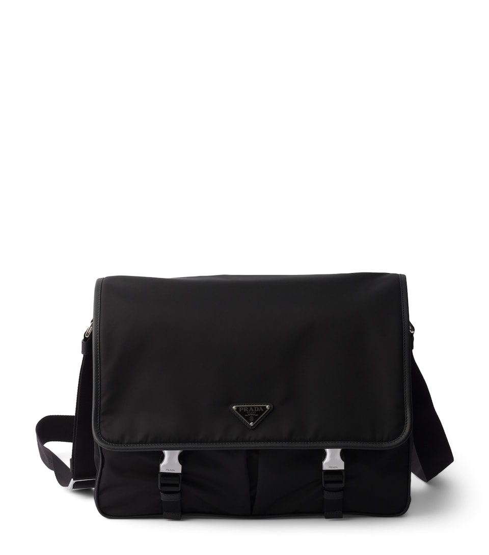 Prada Re-Nylon and Saffiano Leather Shoulder Bag