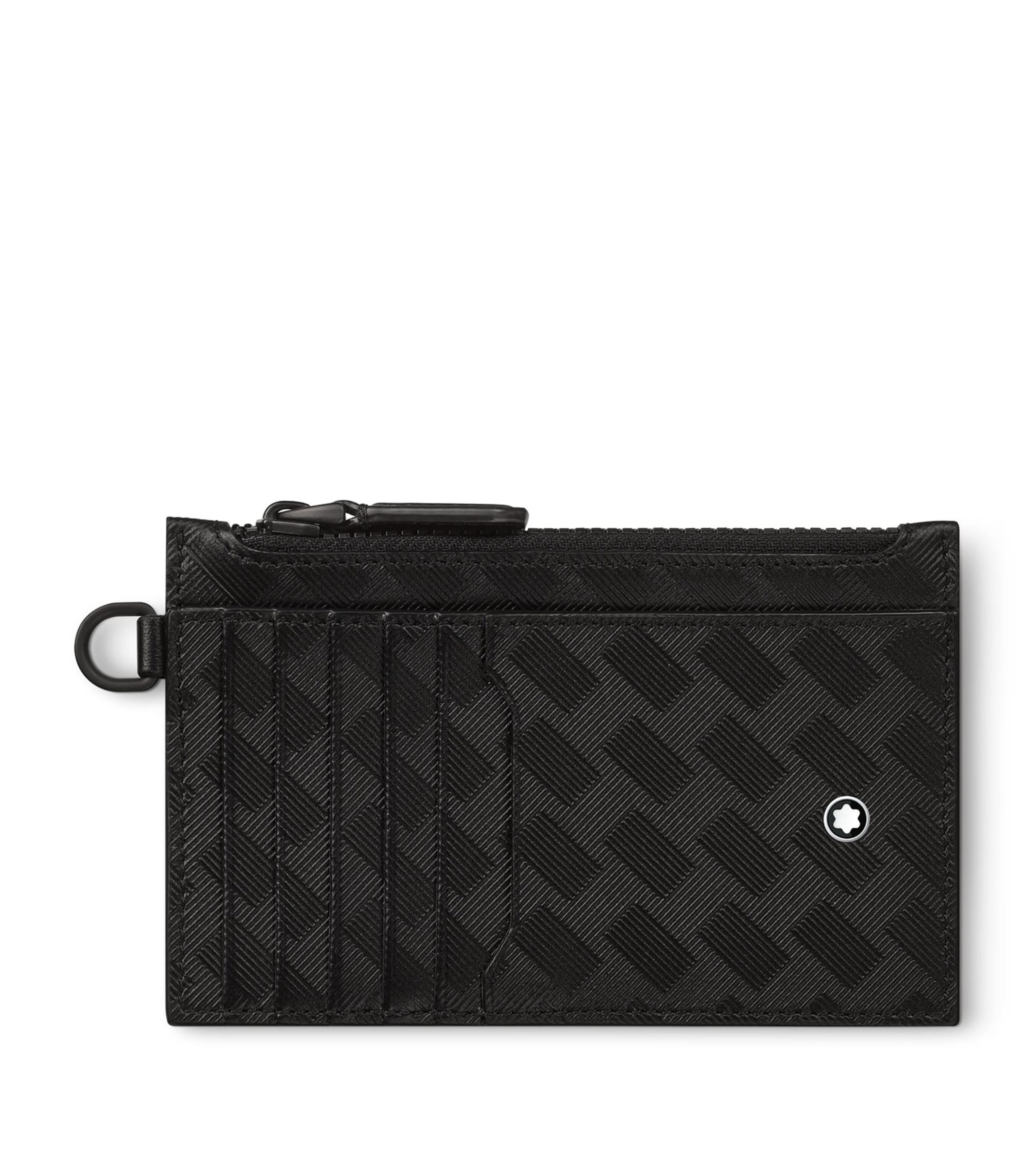 Montblanc Leather Extreme Black Card Holder Black