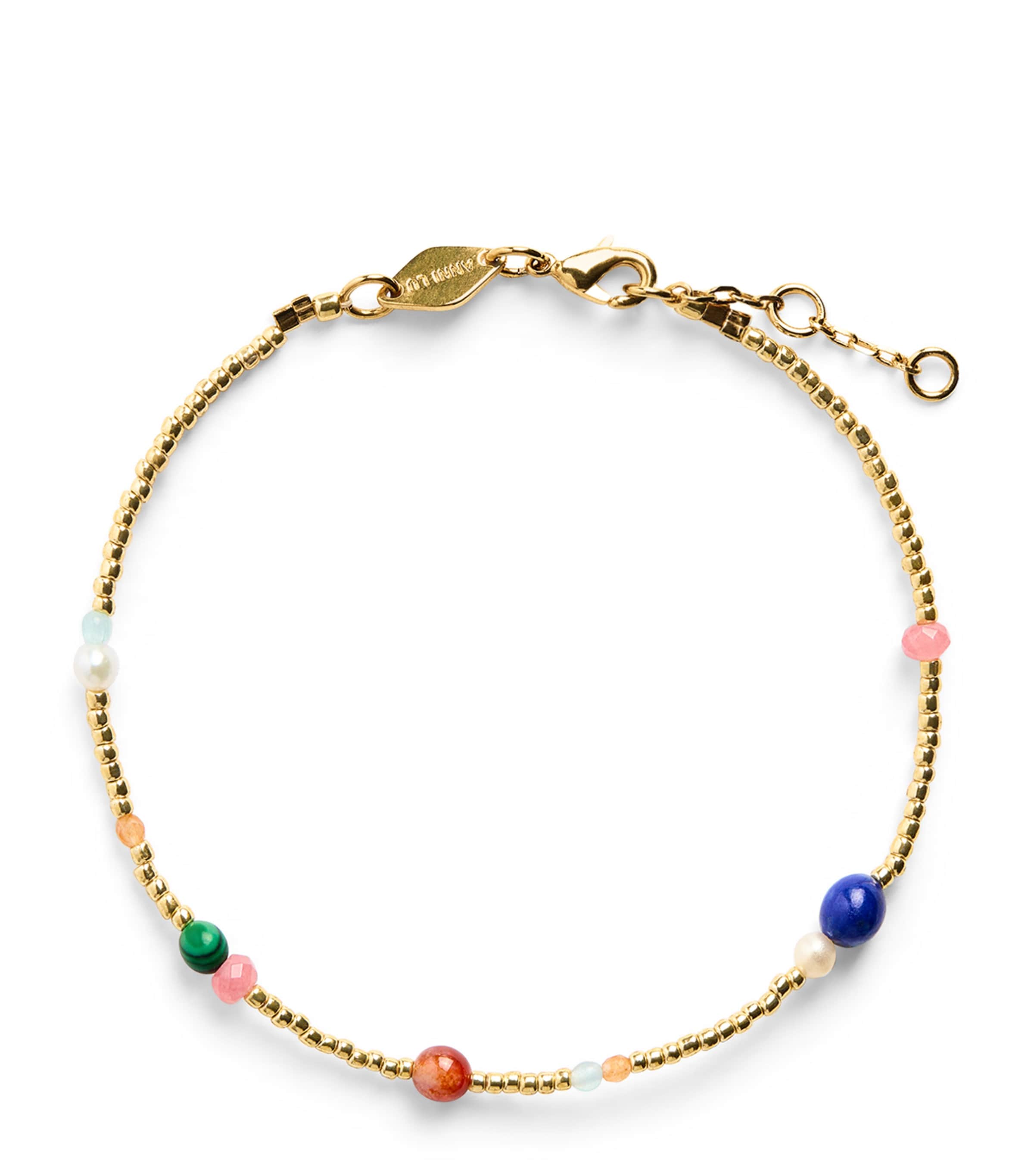 Anni Lu Gold-Plated Beaded Splash d’Or Bracelet Gold