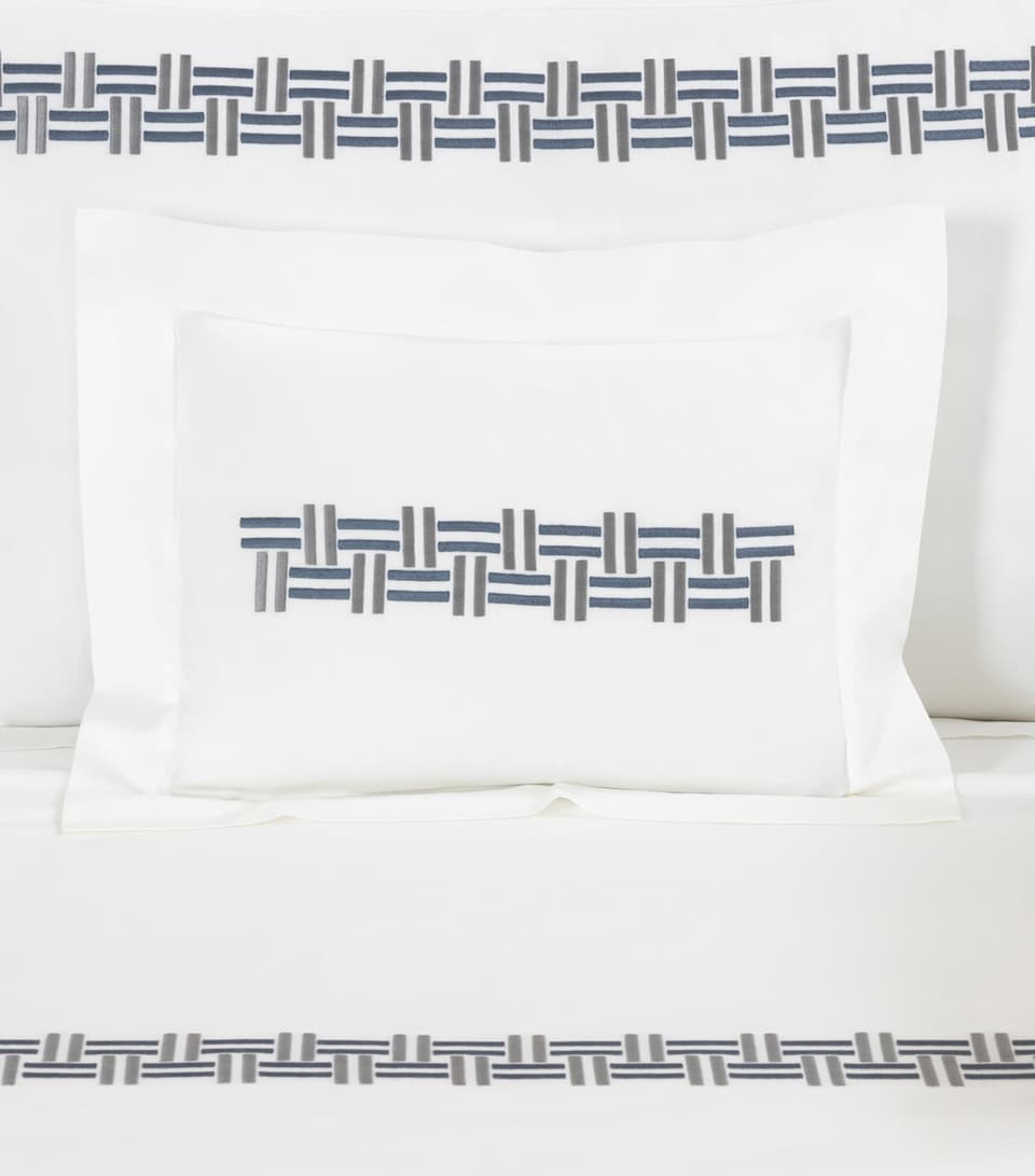 Basket Weave Boudoir Pillowcase (30cm x 40cm)