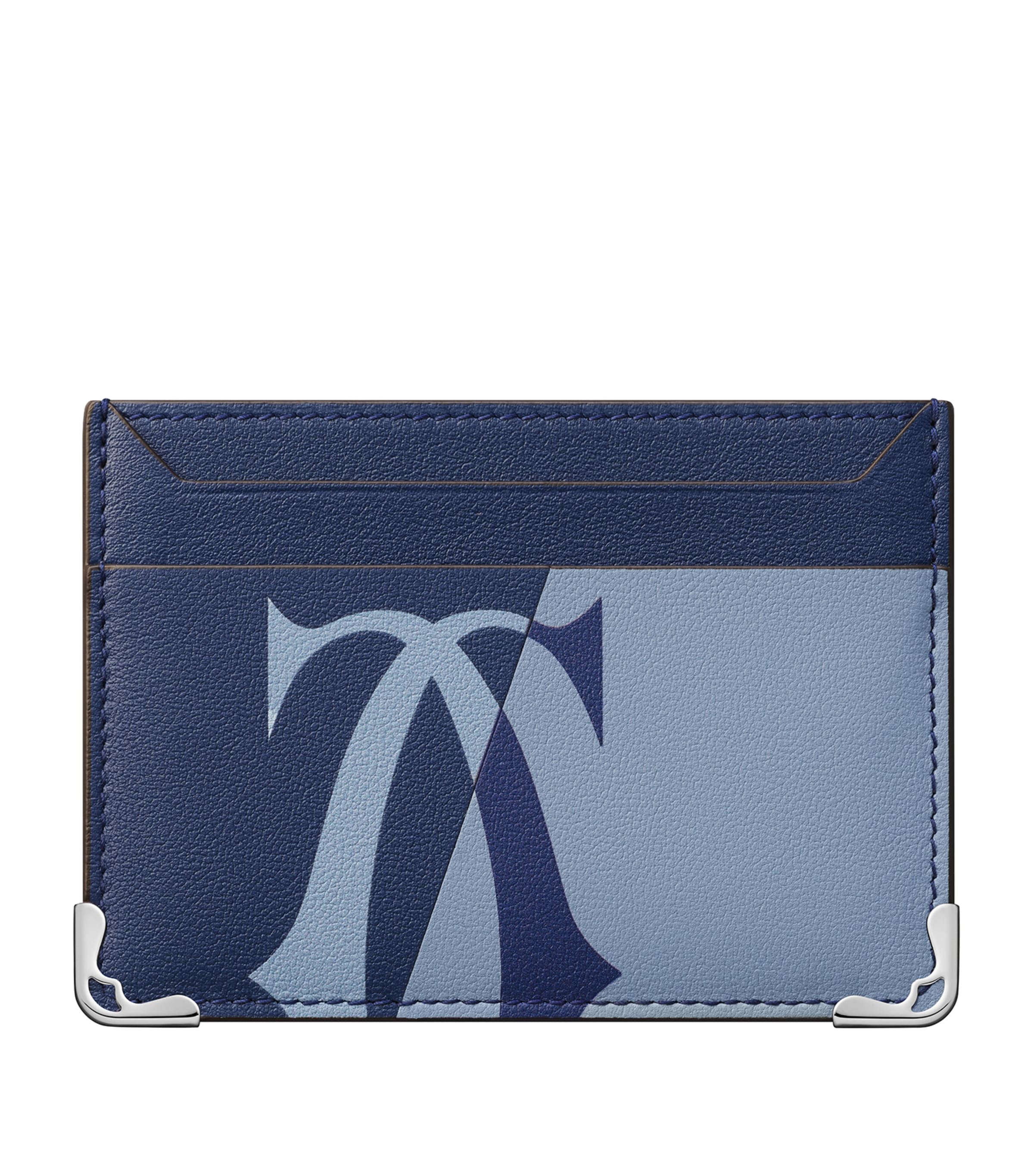 Leather Must de Cartier XL Logo Double Card Holder