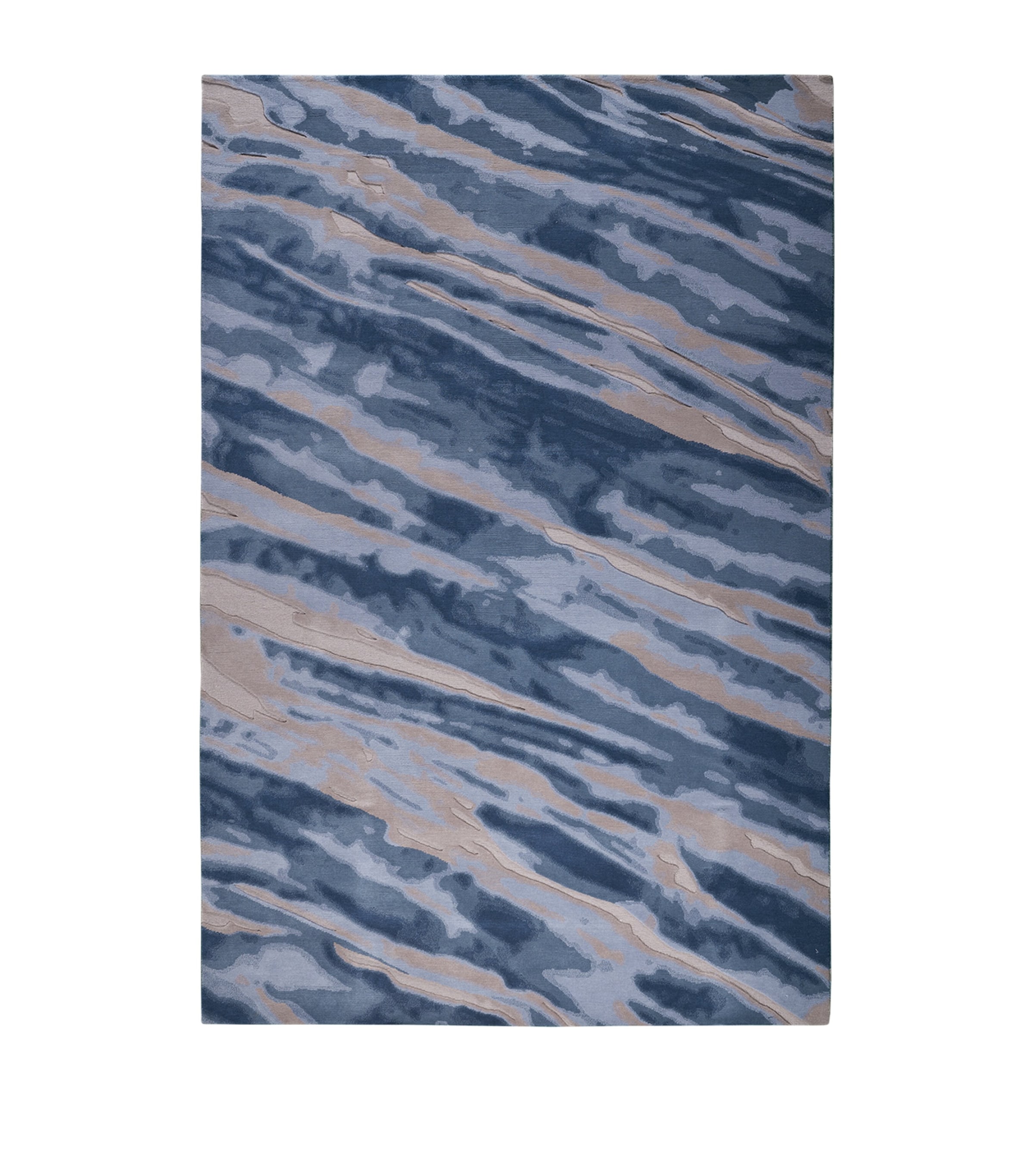 x David Rockwell Wool Fjord Flint Rug (3.05m x 2.44m)