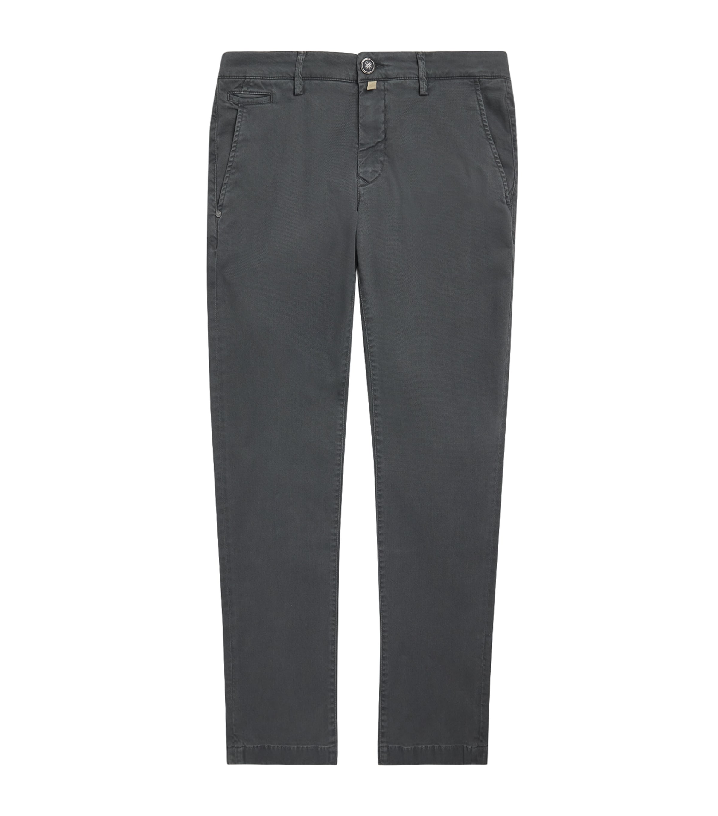 JACOB COHËN Mens Bobby Slim Chinos Gunmetal Grey