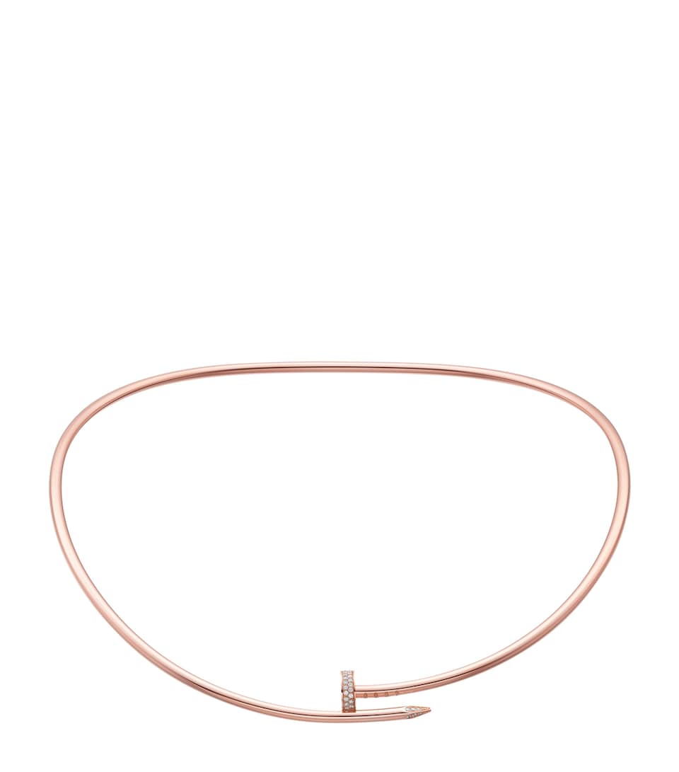 Rose Gold and Diamond Juste un Clou Necklace