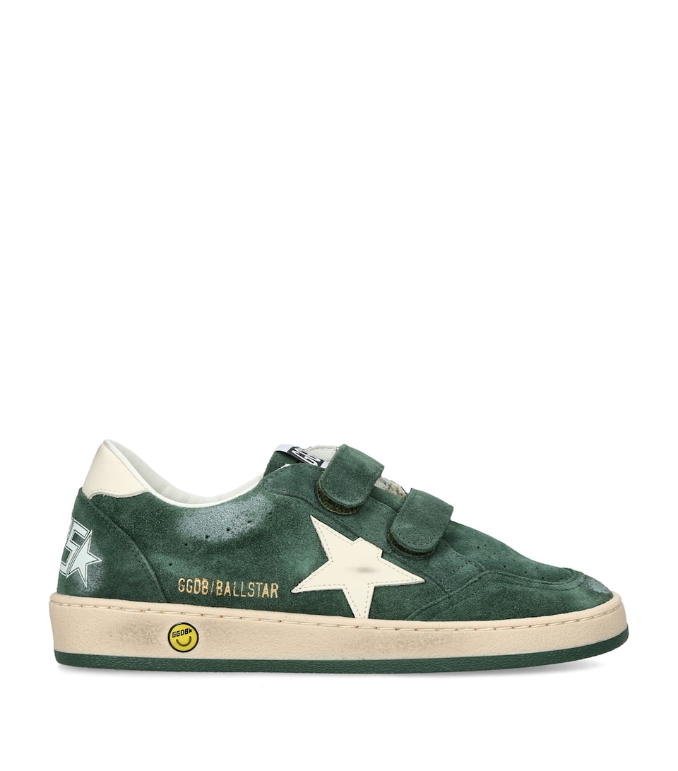 Golden Goose Suede Ball Star Sneakers Dark Green