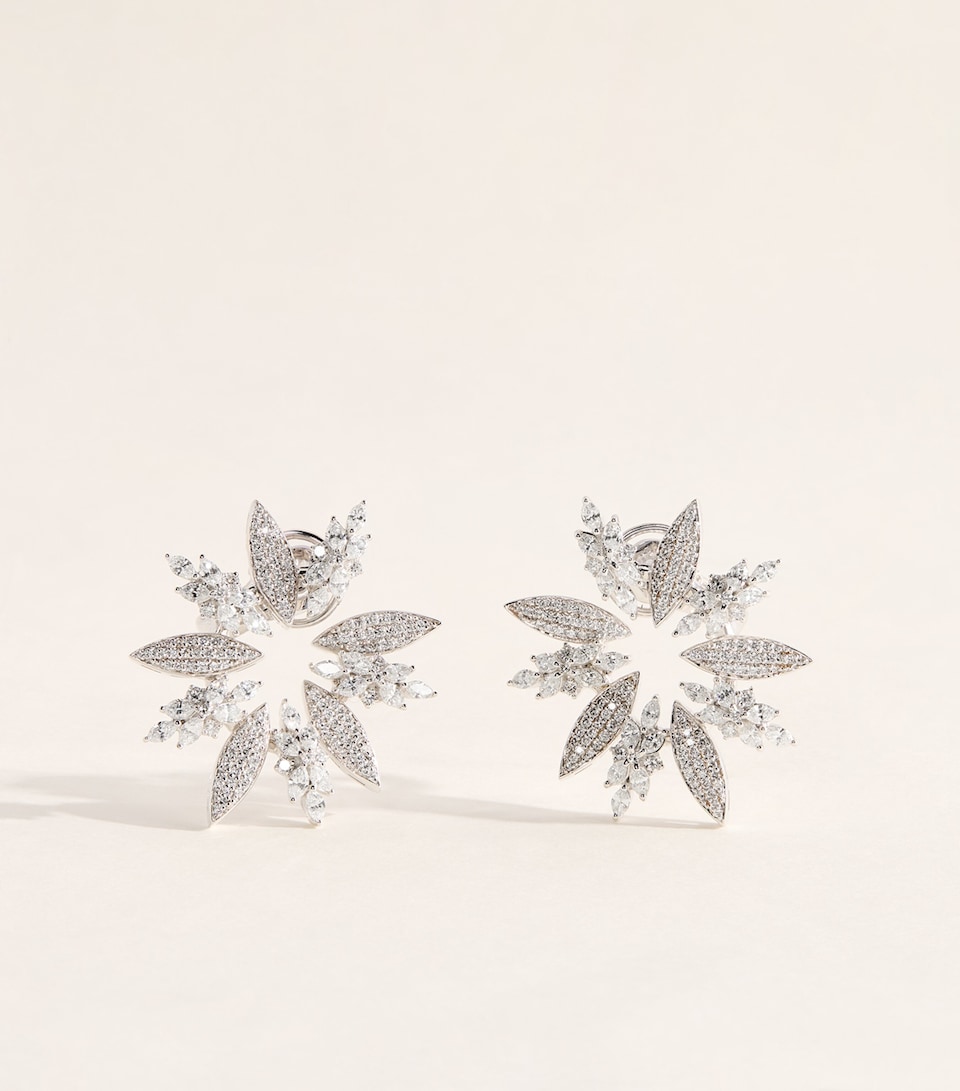Yeprem White Gold and Diamond Y-Couture Earrings White Gold