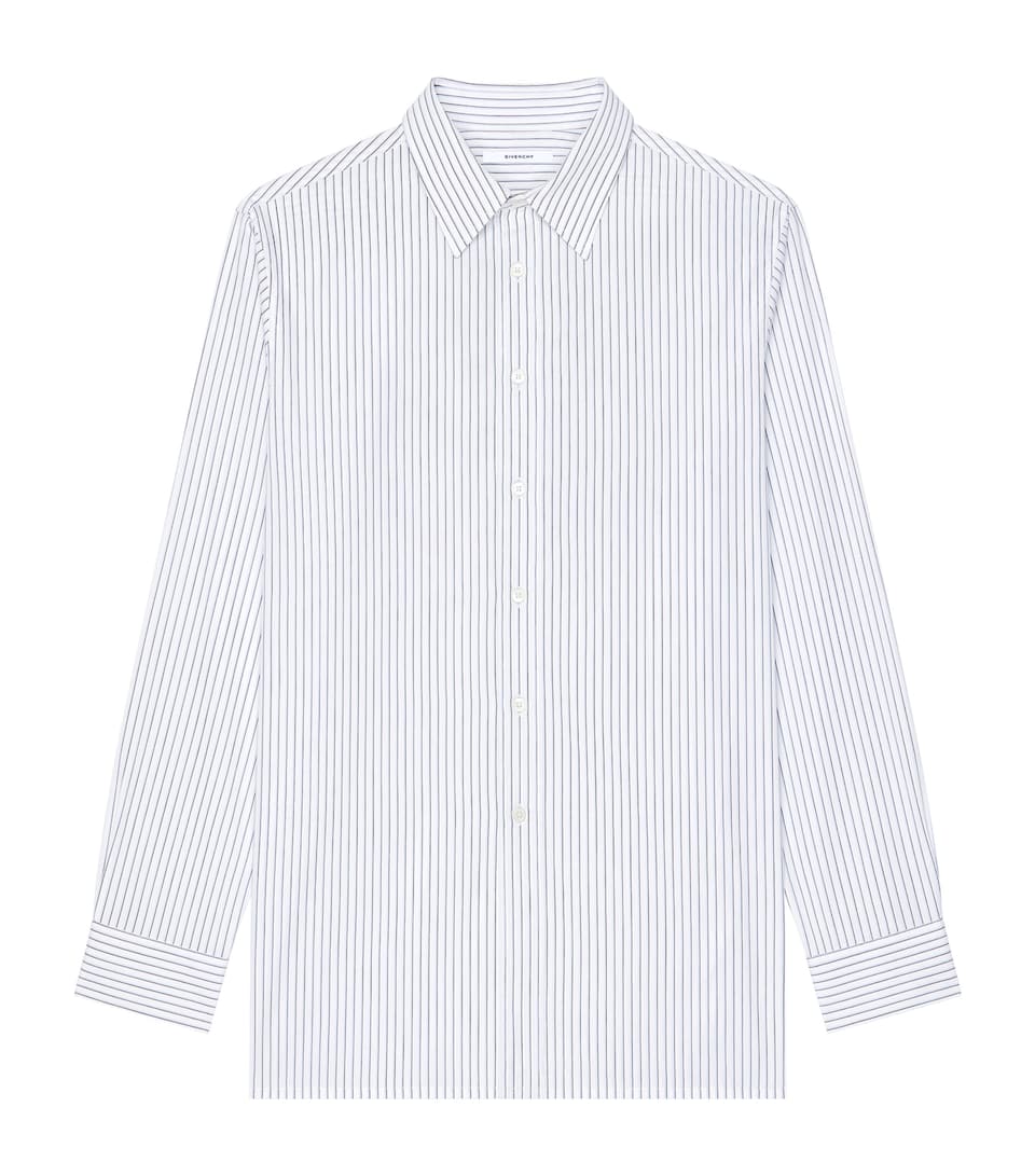 Givenchy Mens Cotton Stripe Shirt