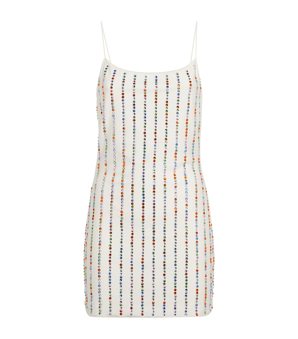 Rain Gem Scoop-Neck Mini Dress