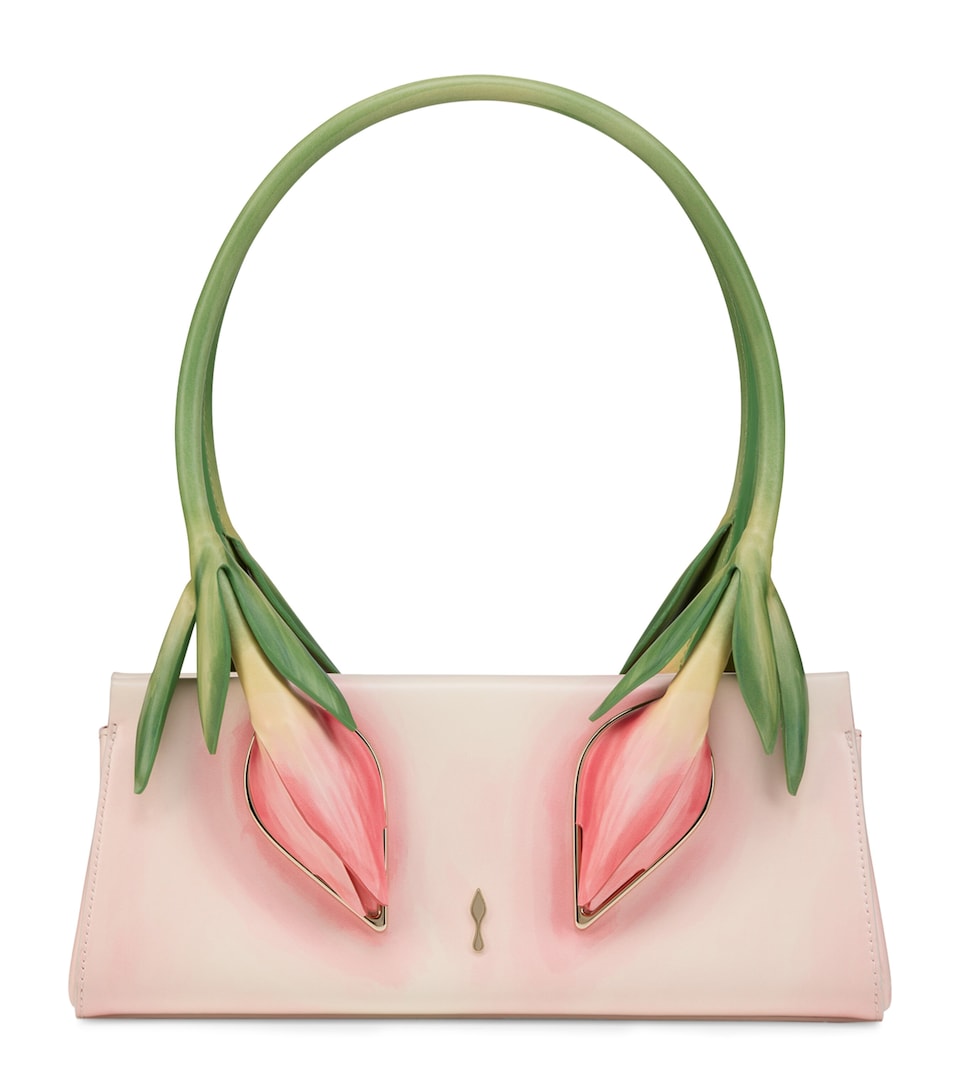 Christian Louboutin Venus Leather Tulip Shoulder Bag