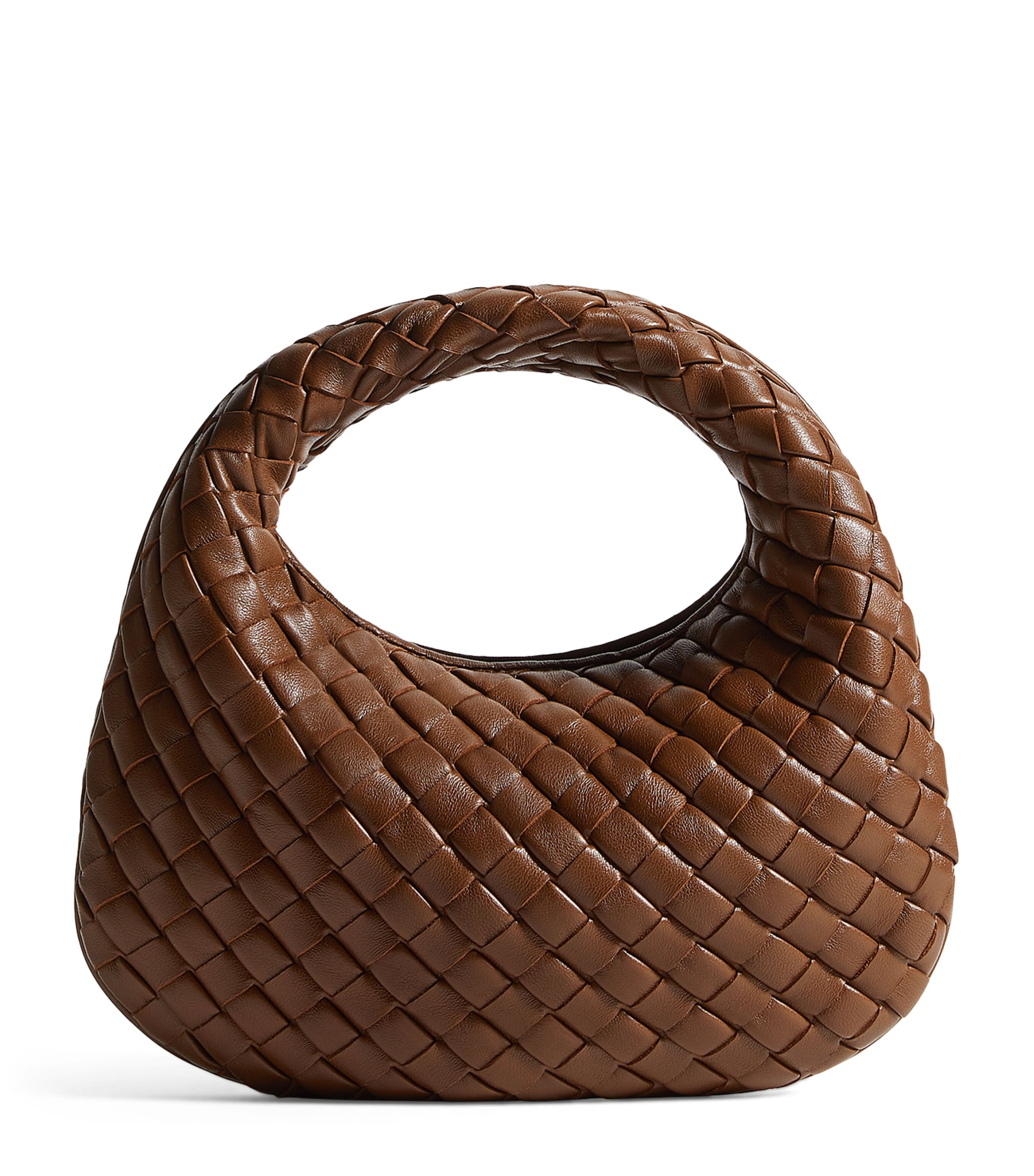 Baby Veneta Intrecciato Leather Shoulder Bag