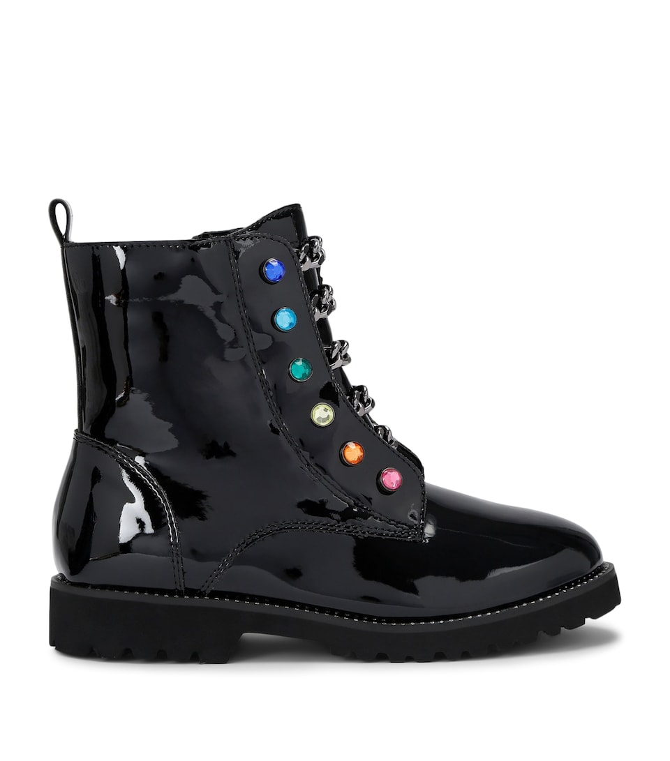 Patent Mini Bax Boots