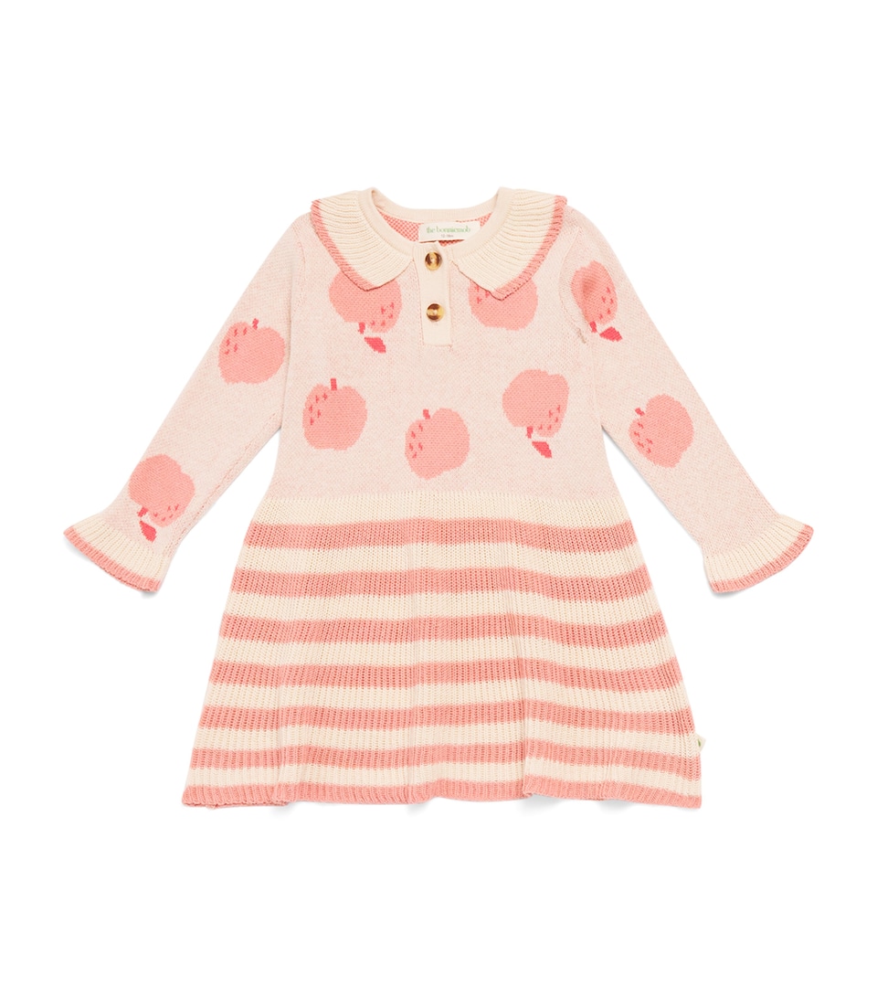 Organic Cotton Apple Knit Dress (6-24 Months)