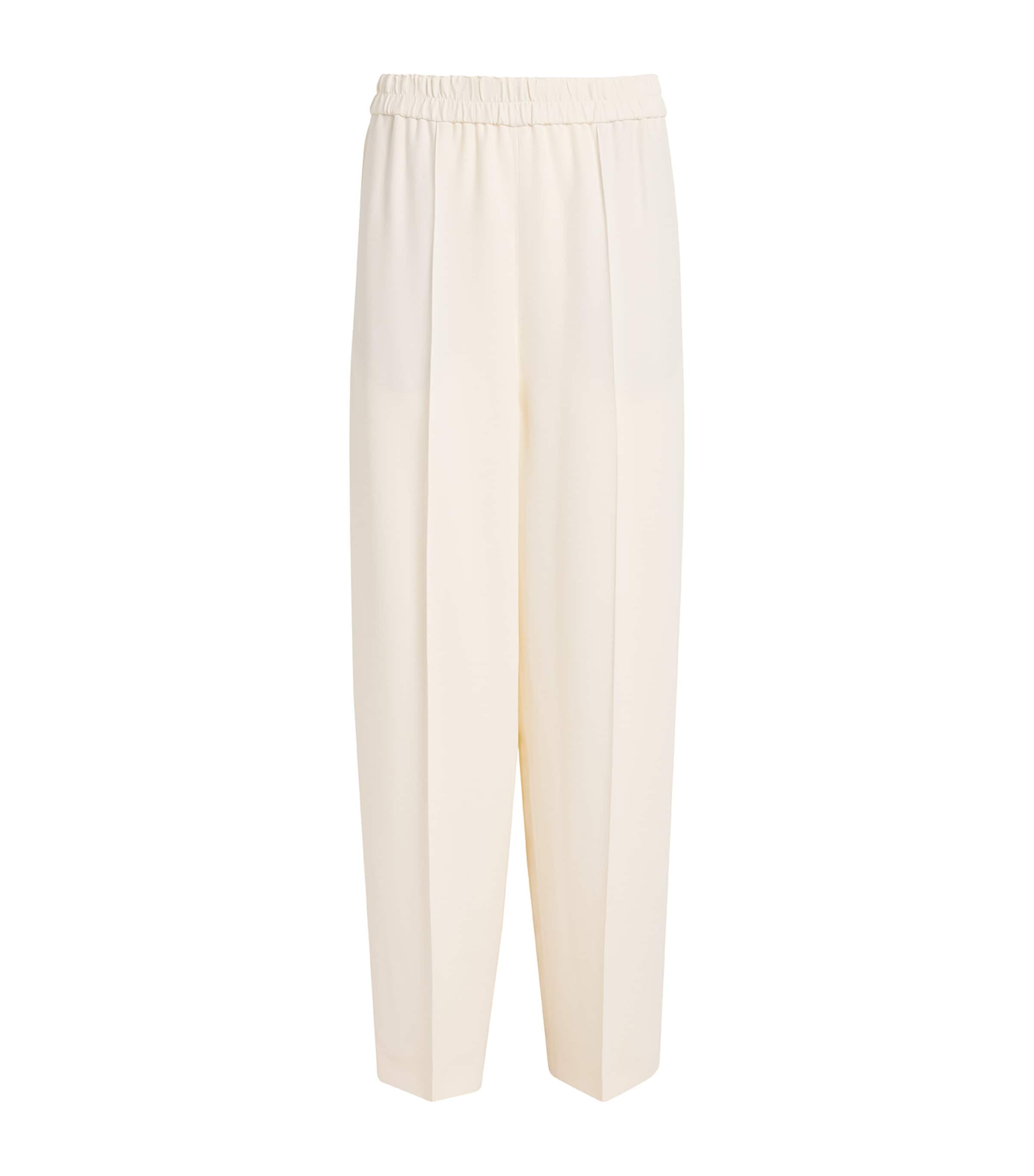 Fabiana Filippi Womens Cady Beaded Trousers Burro