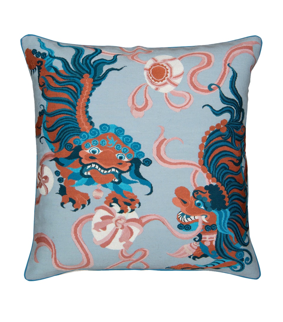 x Guo Pei Lion Dance Cushion (56cm x 56cm)