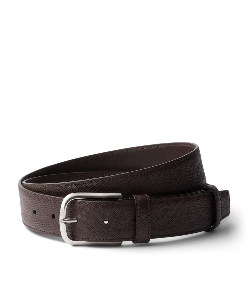 Saffiano Leather Belt