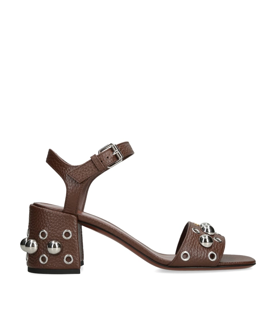 Leather Nellcote Heeled Sandals 60