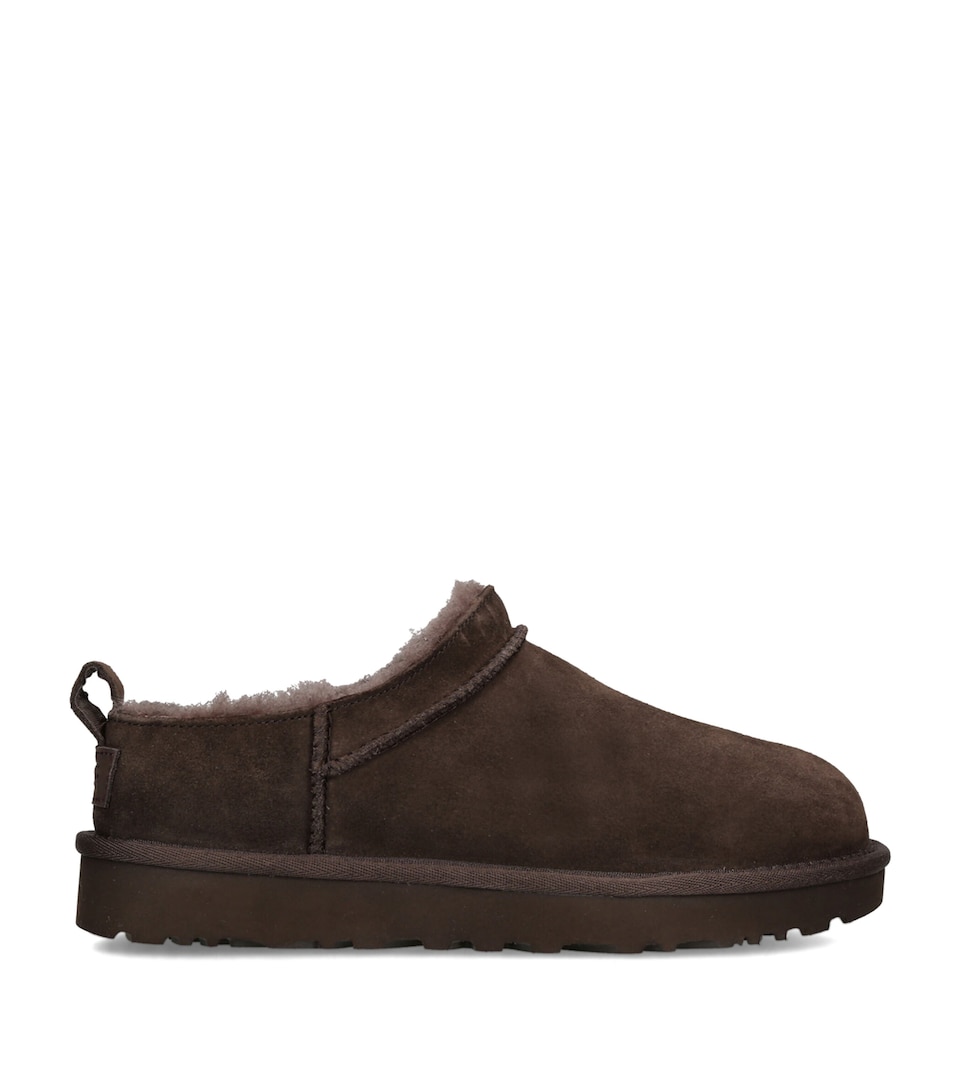 UGG Suede Classic Micro Boots Dark Brown
