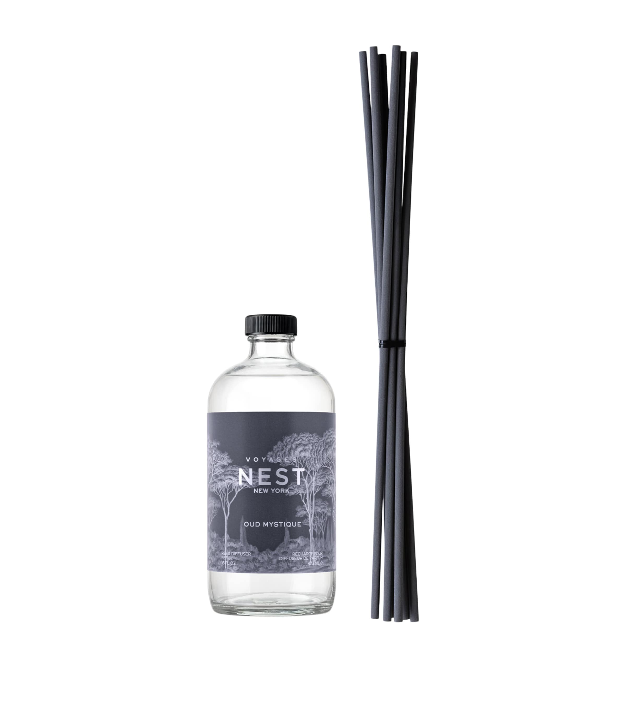 NEST New York VOYAGES Oud Mystique Diffuser – Refill Clear