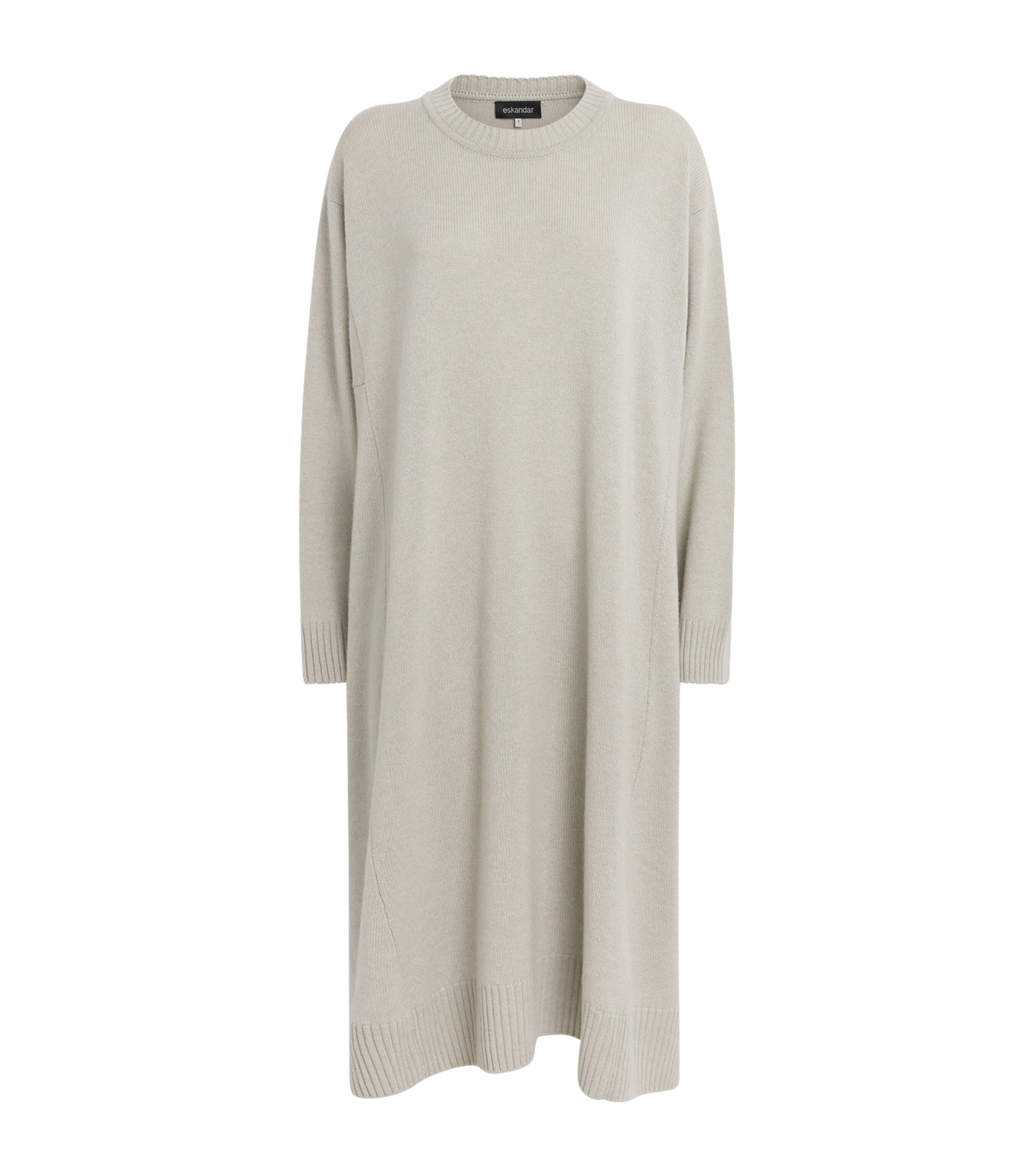 Cashmere A-Line Sweater Dress
