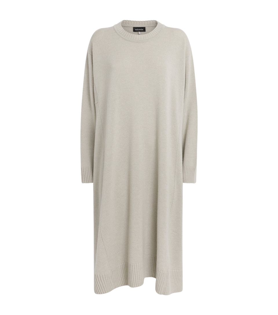 Cashmere A-Line Sweater Dress