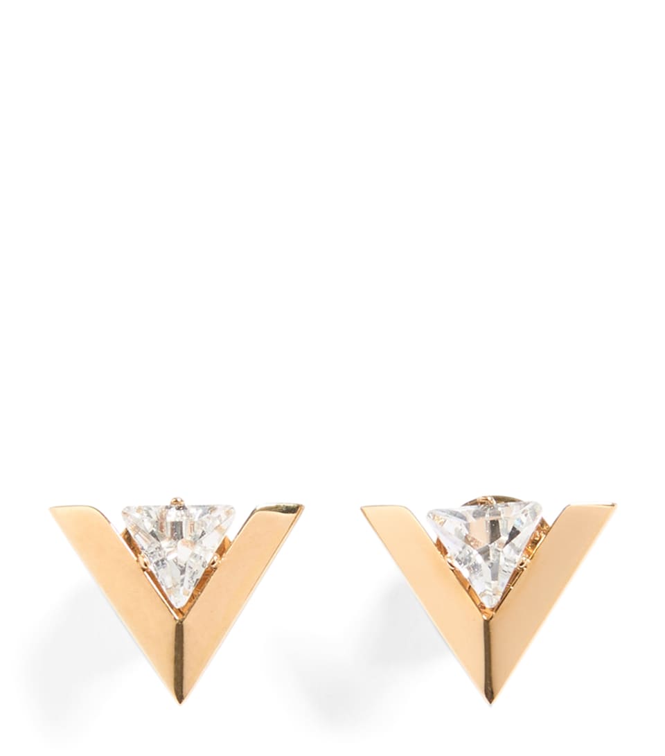 Je Les V Logo Earrings