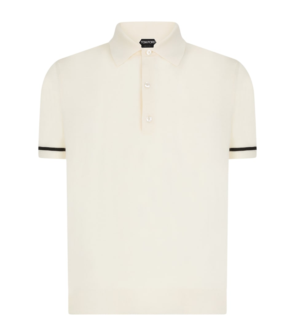 Cashmere-Silk Polo Shirt