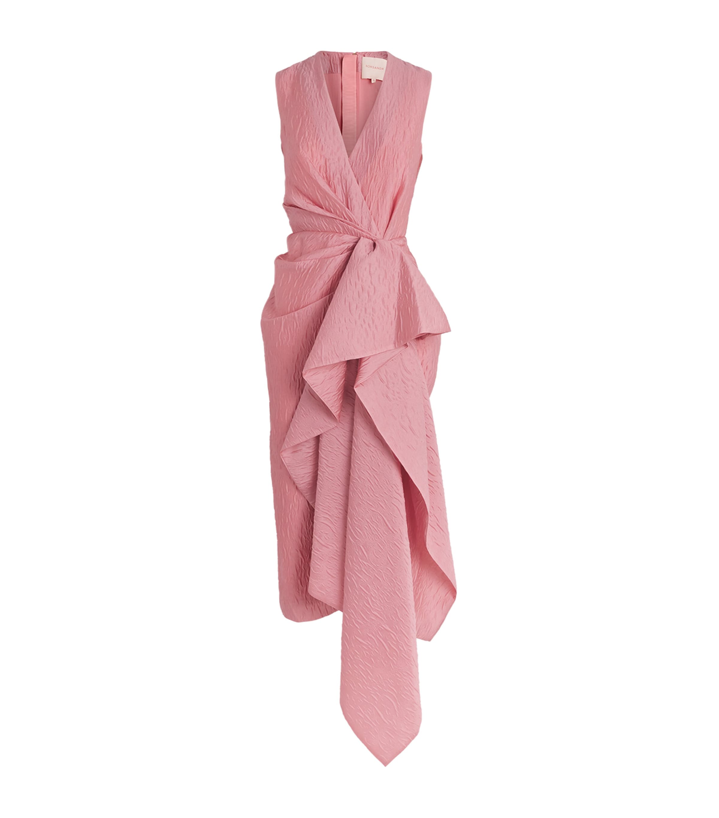 Roksanda Womens Cloqué Esra Midi Dress Rosado