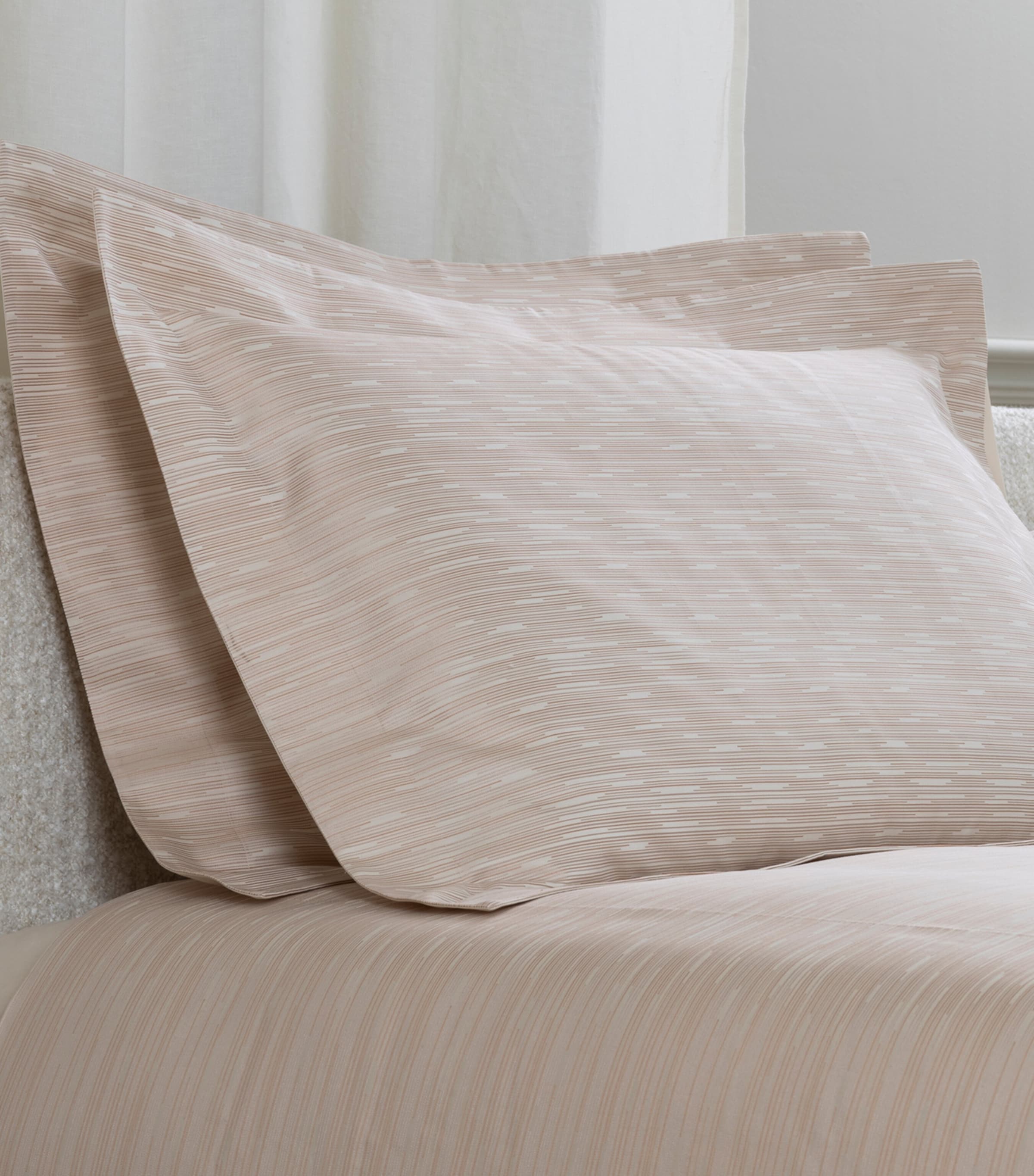 Frette Stardust Jacquard Oxford Pillowcase (51cm x 71cm) Vanilla/misty