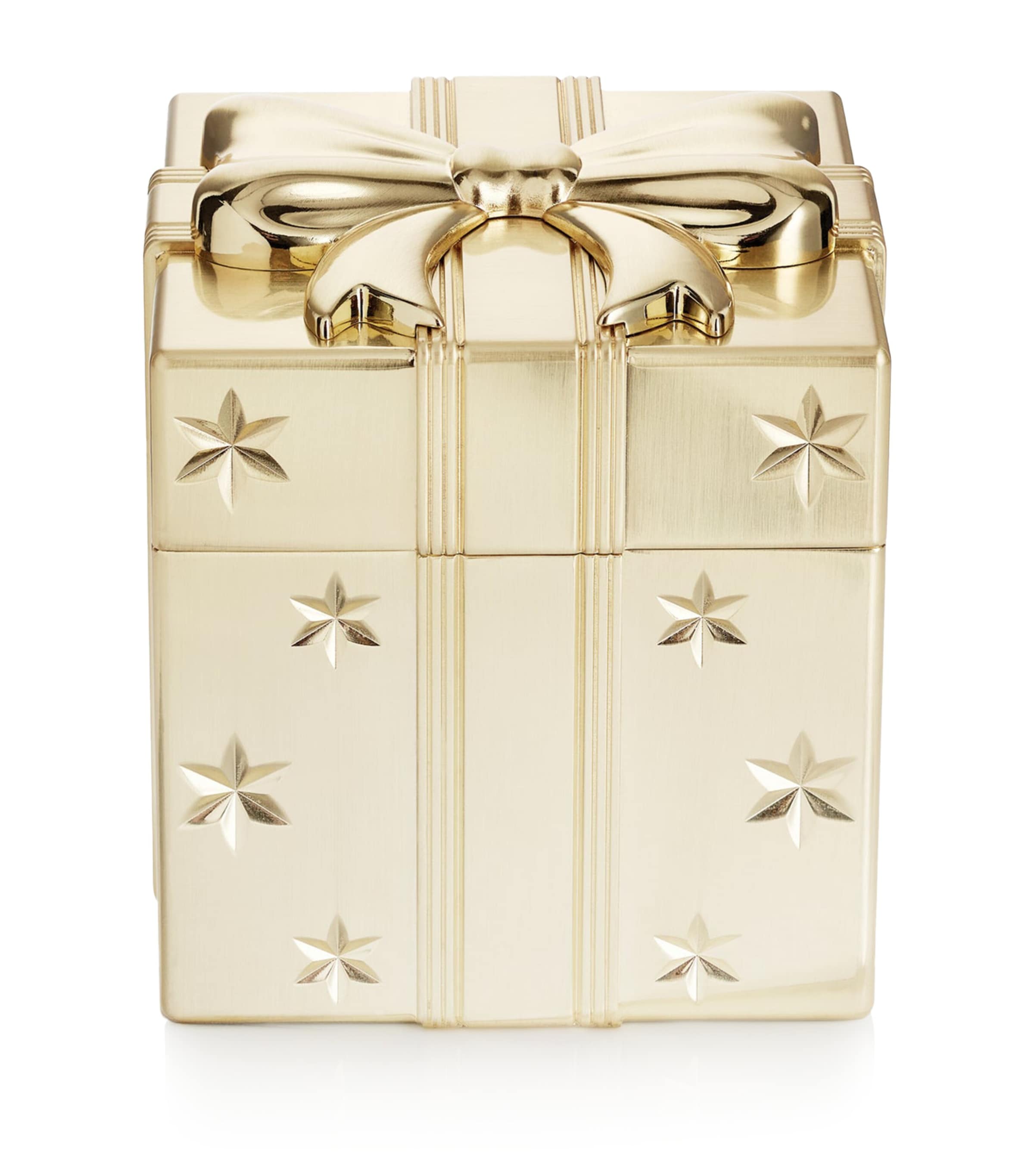 Waterford Present Box Ornament Clear