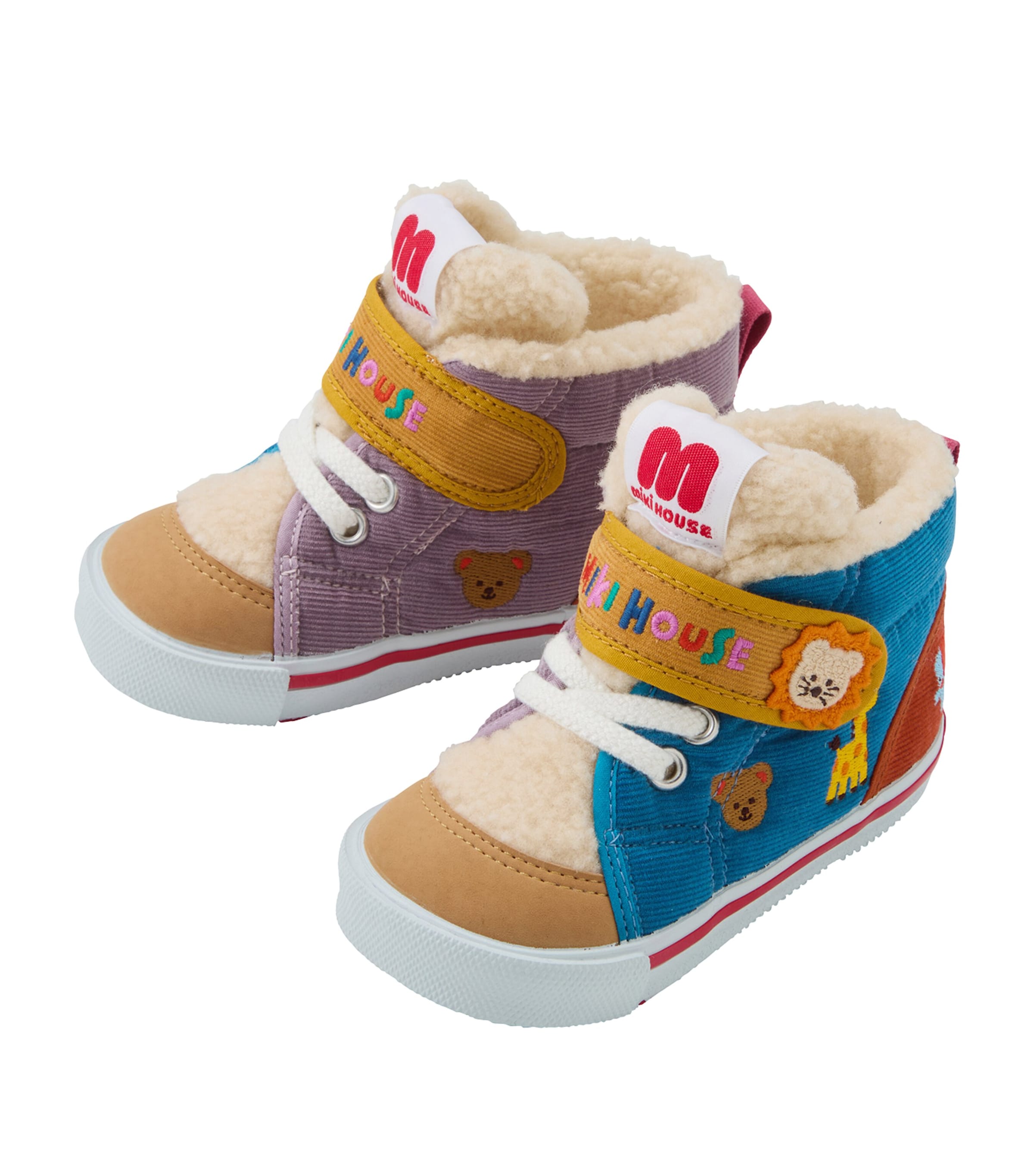 Cotton-Blend Velcro Sneakers