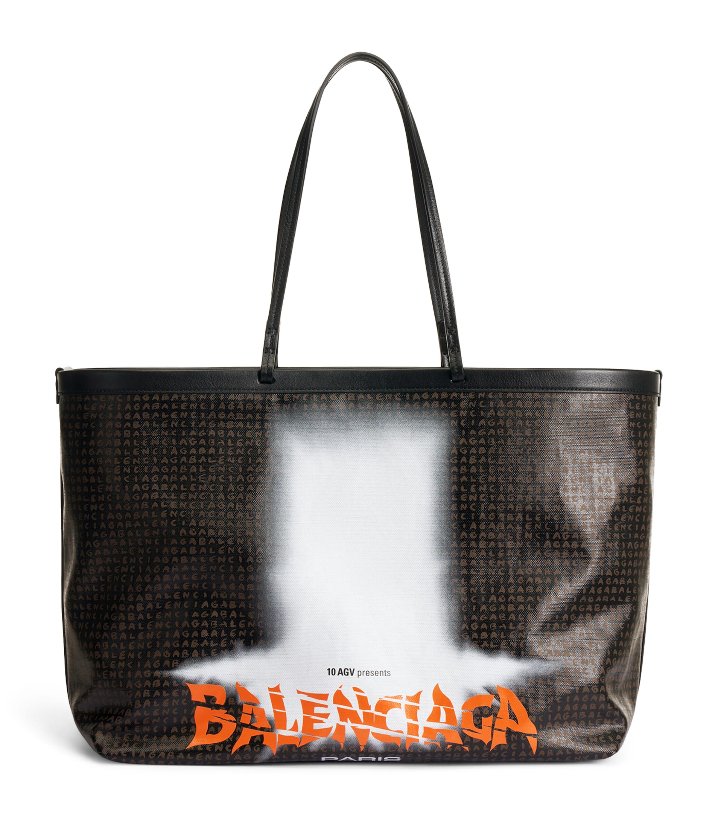Balenciaga Large Coated Canvas Select Tote Bag